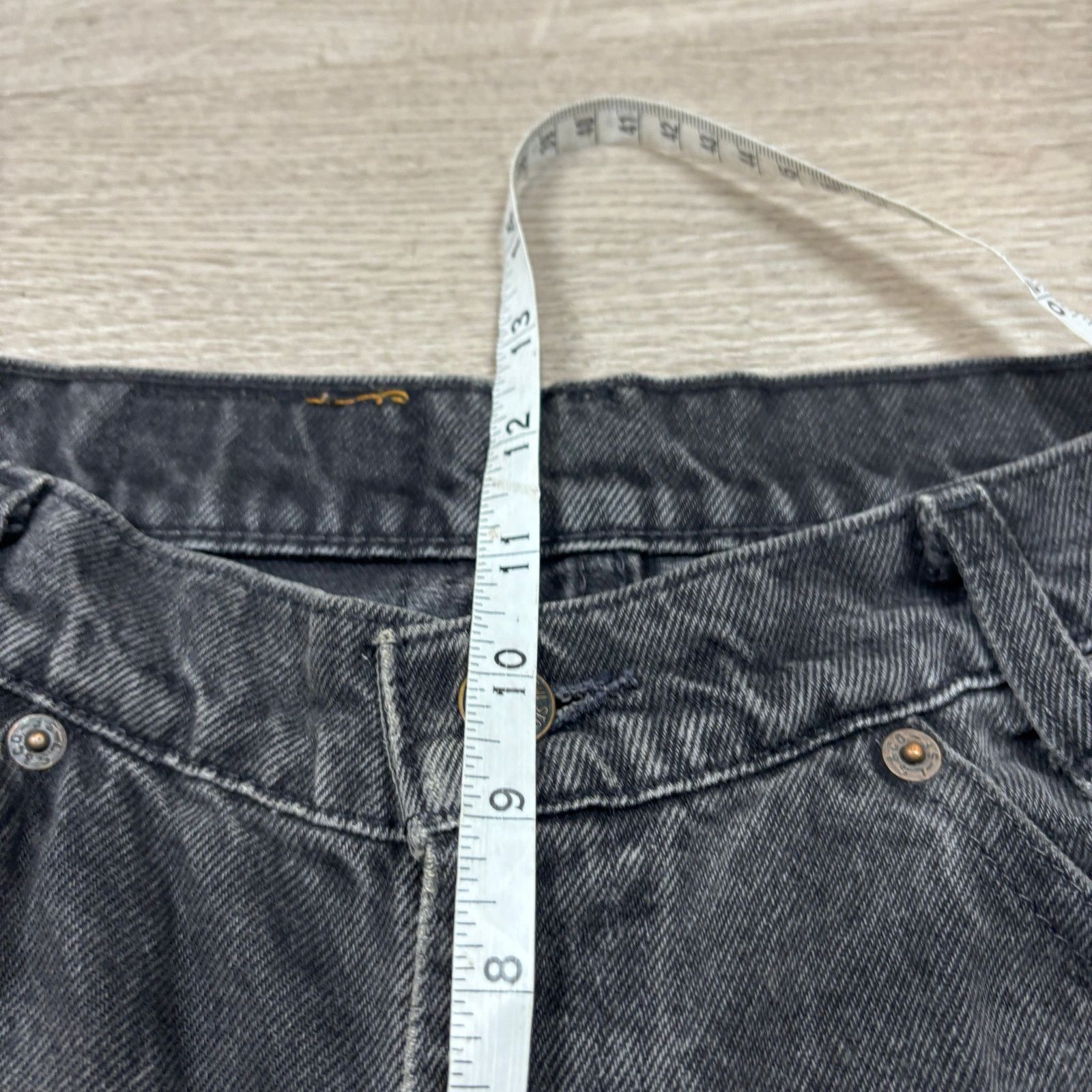 Levi's × Vintage Vintage 90s Levi's 550 Student Relaxed Black Jeans 30x32 Size US 30 / EU 46 - 7 Thumbnail