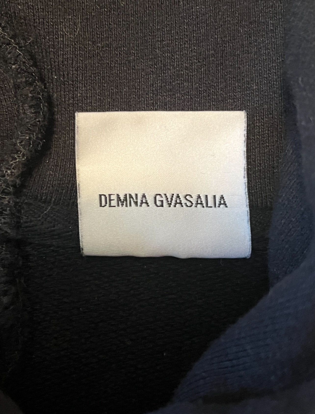 Vetements Vetements FW18 Black Antwerpen Split Hoodie Size US S / EU 44-46 / 1 - 5 Thumbnail