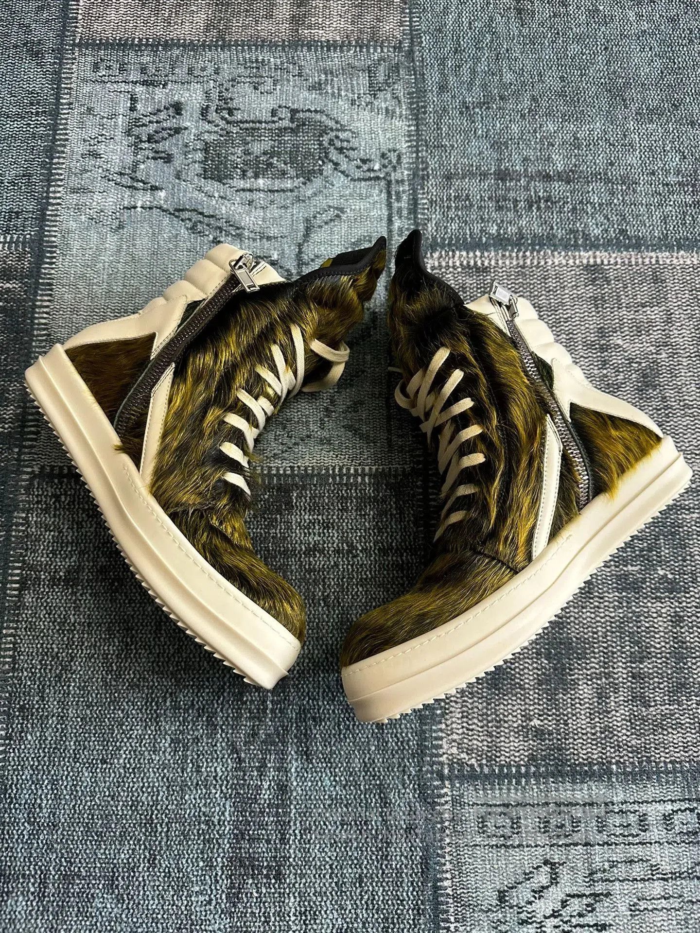 Rick Owens Rick Owens 23AW Luxor Acid Green Horsehair. Size US 8 / EU 41 - 6 Thumbnail