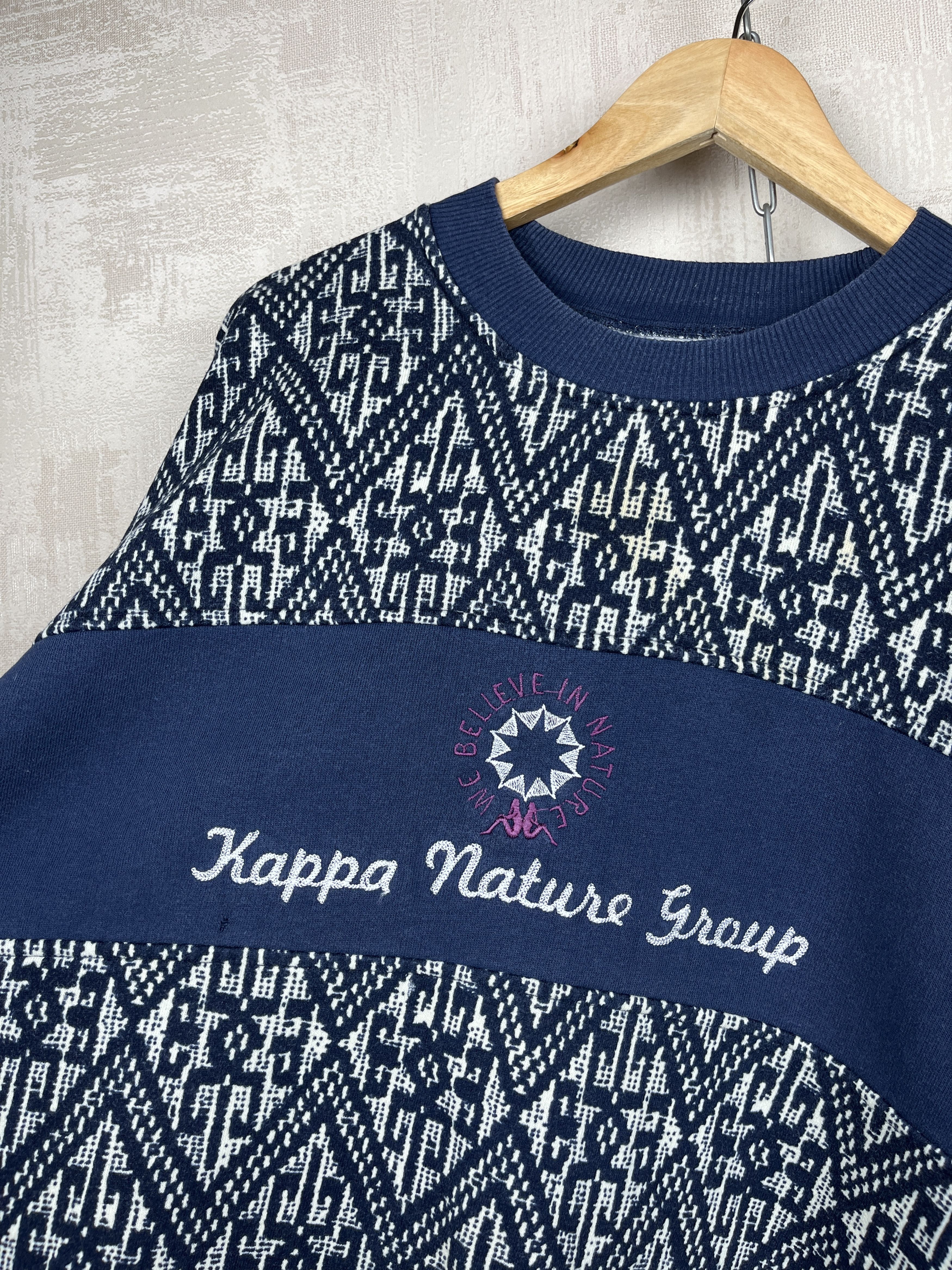 Kappa Vintage Kappa 90's Rare Crew Neck Sweatshirt Boxy Fit Size US L / EU 52-54 / 3 - 4 Thumbnail