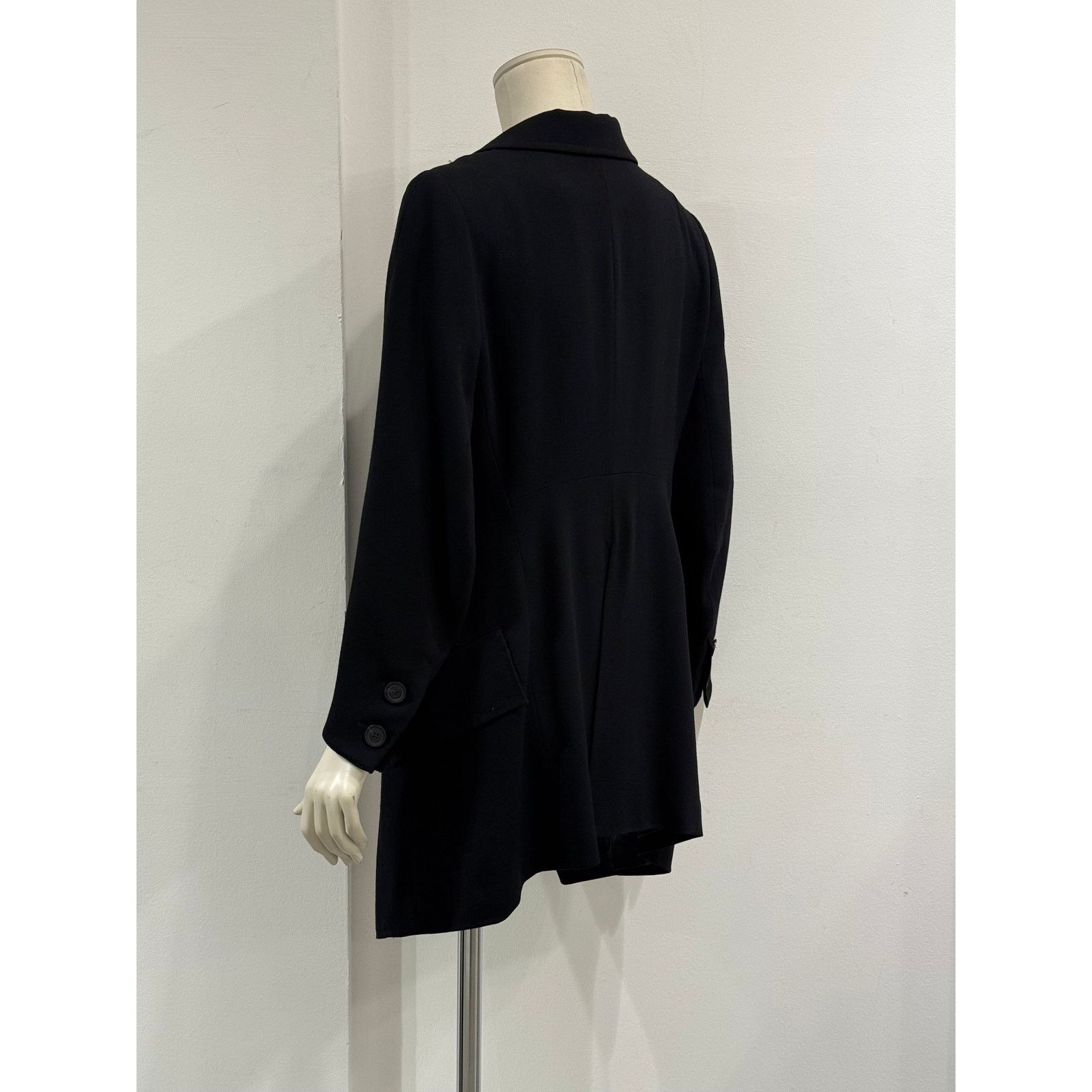 Ann Demeulemeester 2000s Ann Demeulemeester fishtail wool coat Size S / US 4 / IT 40 - 7 Thumbnail