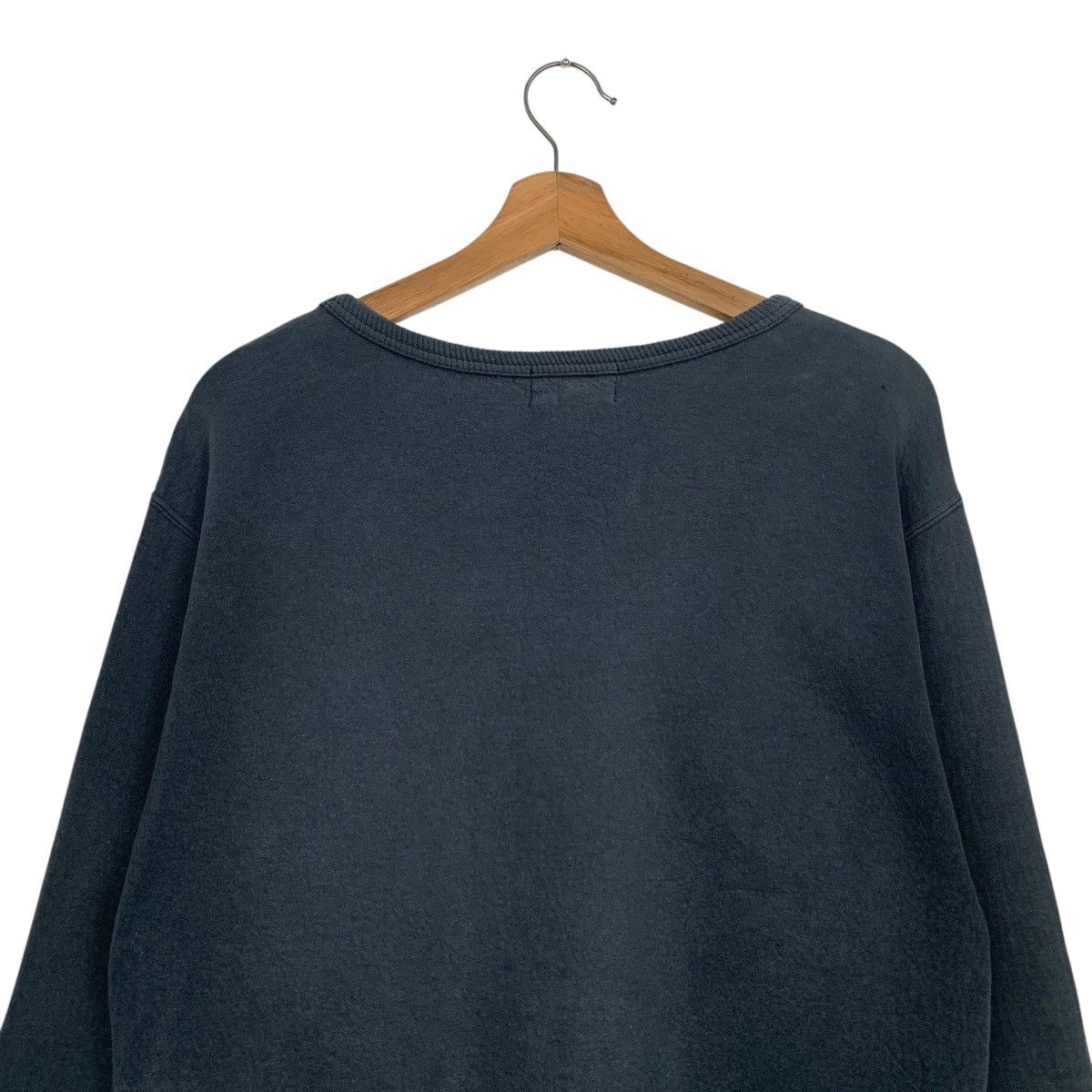 Gianni Valentino 90’s GIANNI VALENTINO Faded Black Sweatshirt #3569-C163 Size US M / EU 48-50 / 2 - 13 Thumbnail