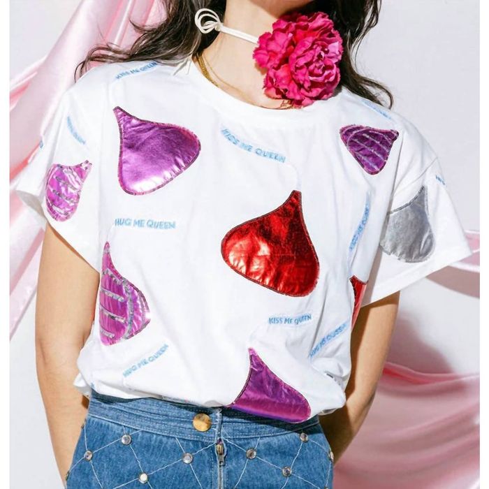 To the Carnival Sequin Tee by Queen of Sparkles Size XL