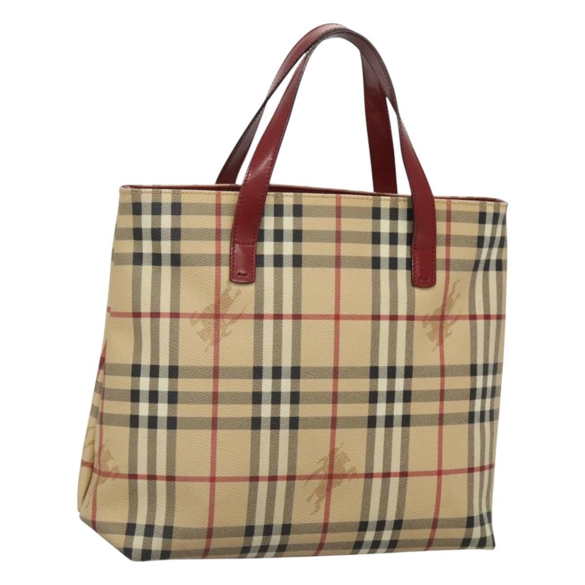 Burberry Burberry Nova Check Tote Canvas and Leather Size ONE SIZE - 1 Thumbnail