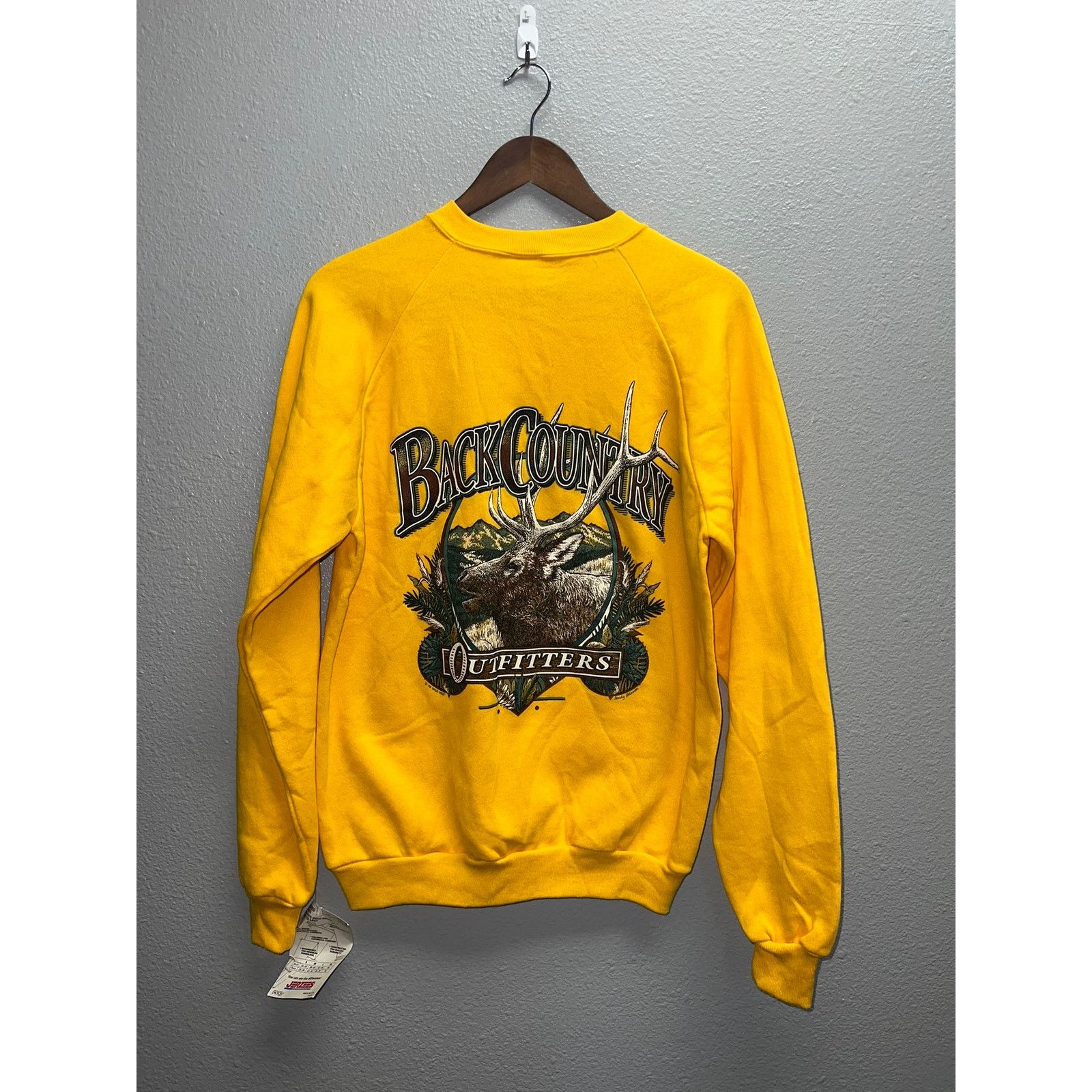 Vintage Vintage Elk Sweatshirt Montana Deer Nature NWT 90s VTG Large Size US L / EU 52-54 / 3 - 1 Thumbnail
