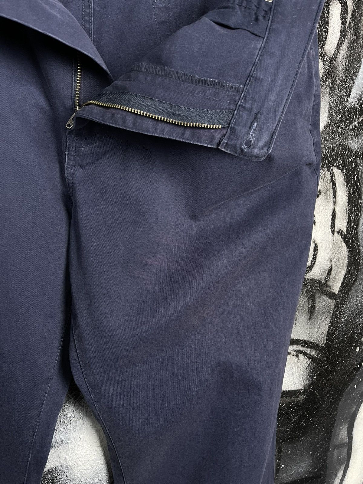 Yves Saint Laurent Vintage Yves Saint Laurent Blue Trousers Men’s Pants Size 40 Size US 40 / EU 56 - 11 Thumbnail