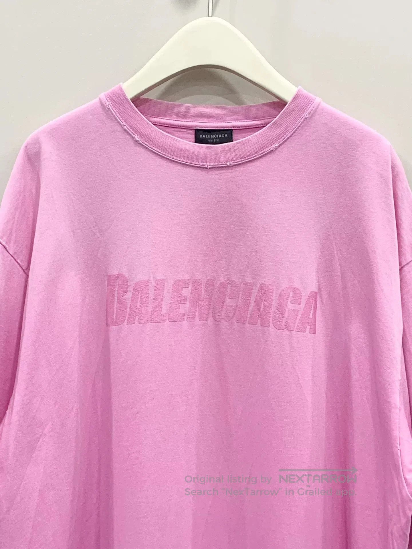 Balenciaga balenciaga pink short sleeve t-shirt xs. Size US XS / EU 42 / 0 - 3 Thumbnail