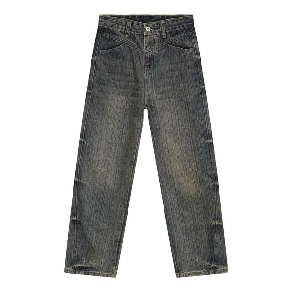 VIBE Vintage washed distressed dirty jeans Size US 32 / EU 48 - 6 Thumbnail