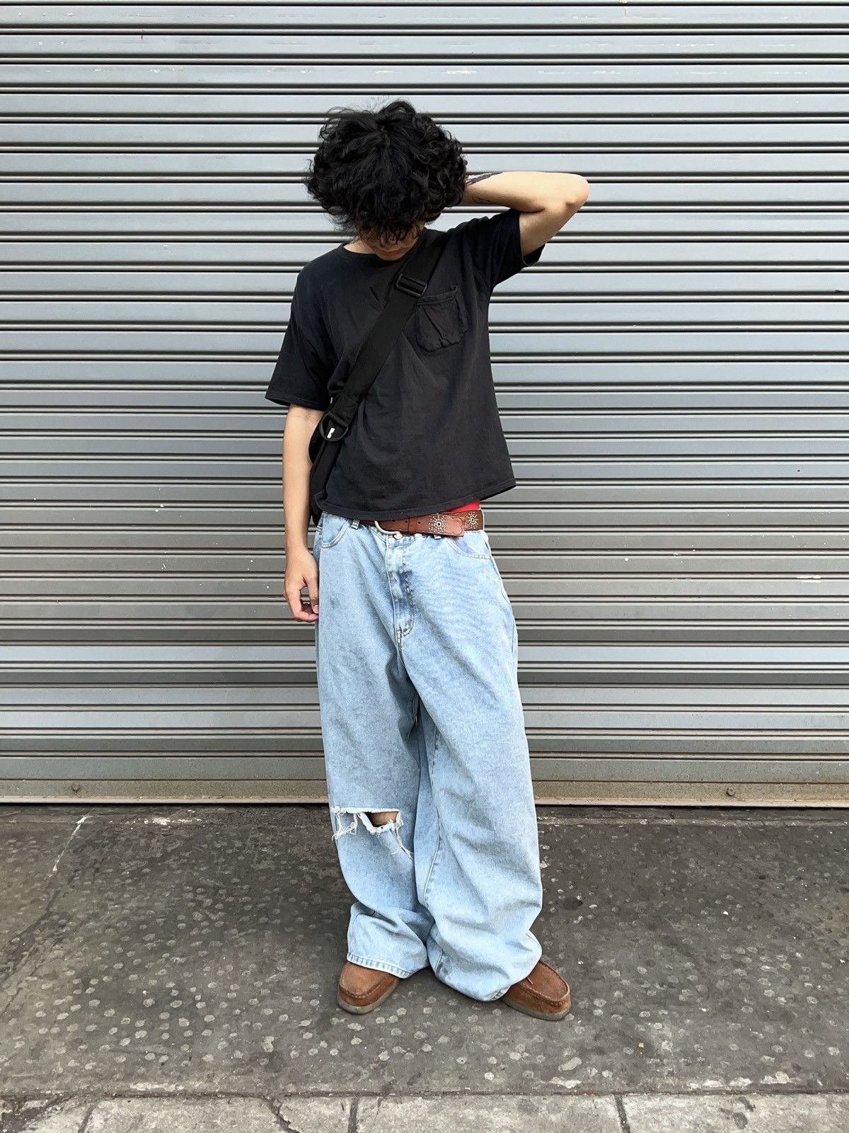 Vintage CECIL McBEE BAGGY WIDE LEG PANTS Size US 35 - 1 Thumbnail