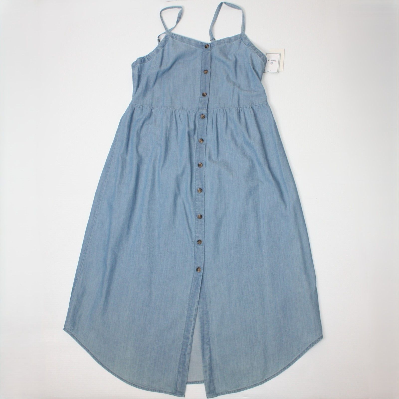 Other Susina Chambray Button Front Midi Dress in Denim Wash size M Size M / US 6-8 / IT 42-44 - 7 Thumbnail