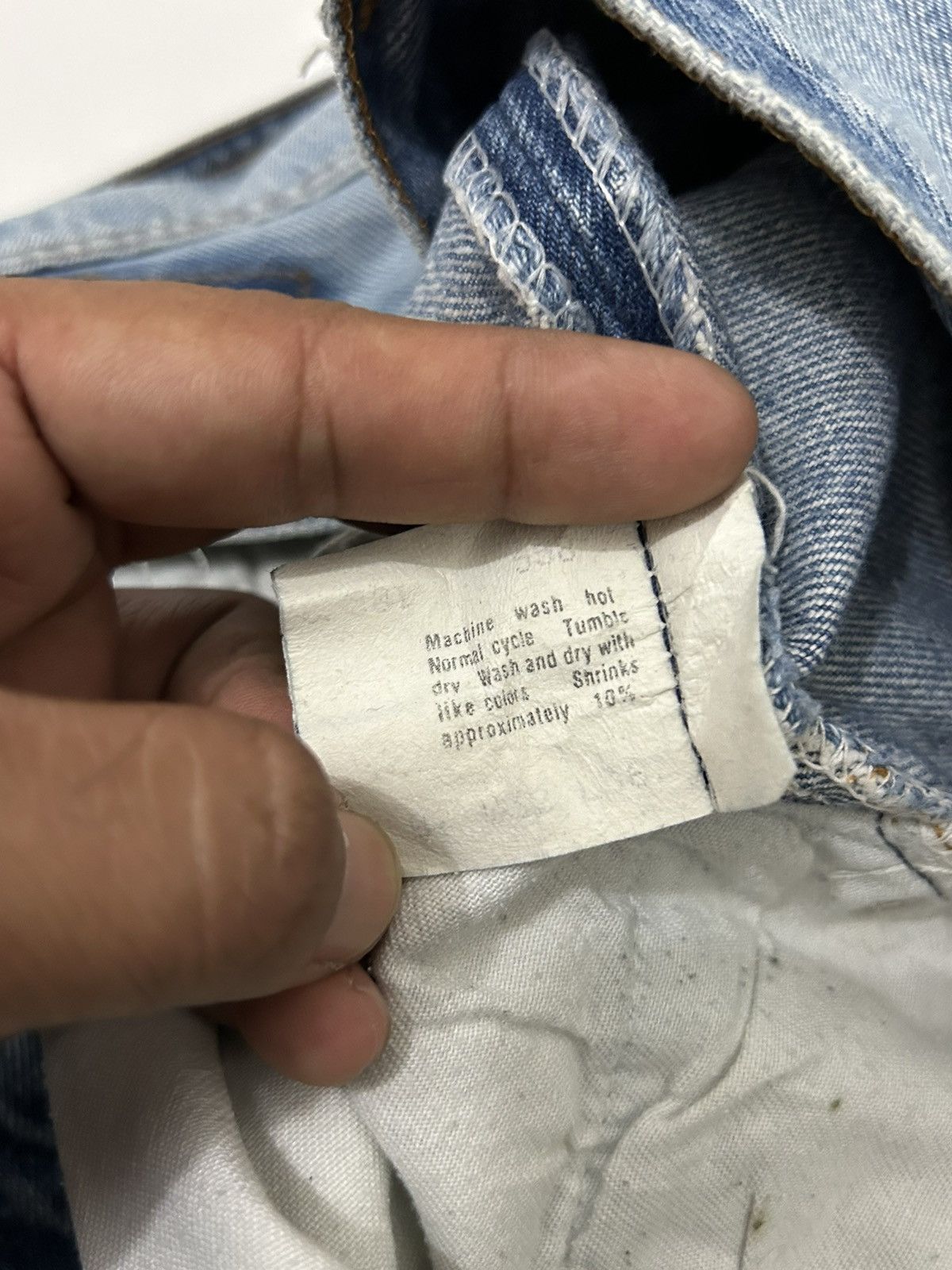 Levi's × Levi's Vintage Clothing 80s Vintage Levis 501 #522 Distressed Jeans Size US 31 - 13 Thumbnail