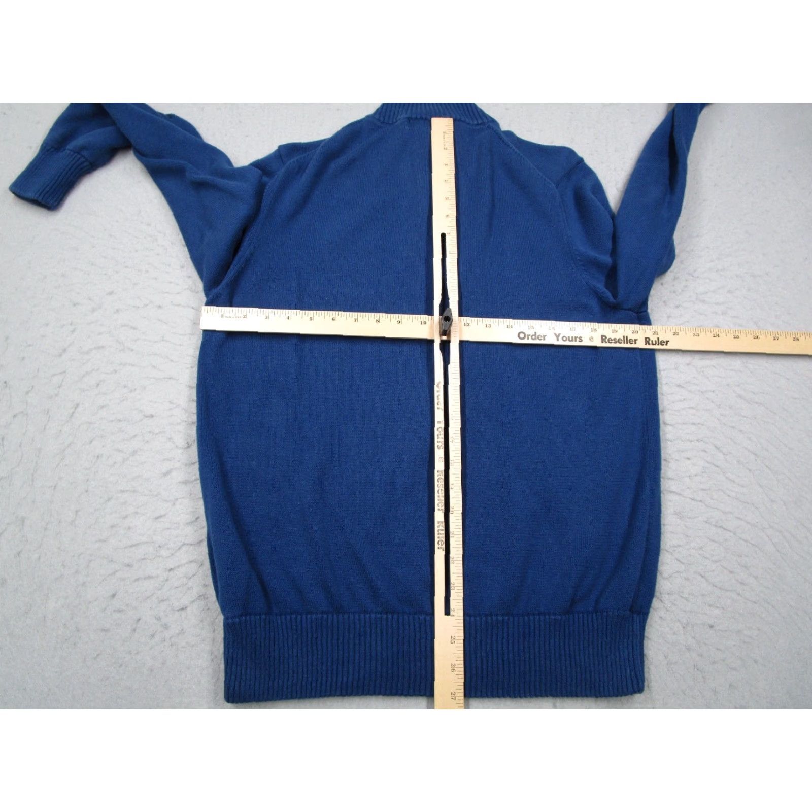 Brooks Brothers BROOKS BROTHERS Sweater Men Larg e Blue Supima 1/4 Zip Argyle Pullover Golf Knit Pullover All Seasons Casual Workwear sweater Size US L / EU 52-54 / 3 - 5 Thumbnail