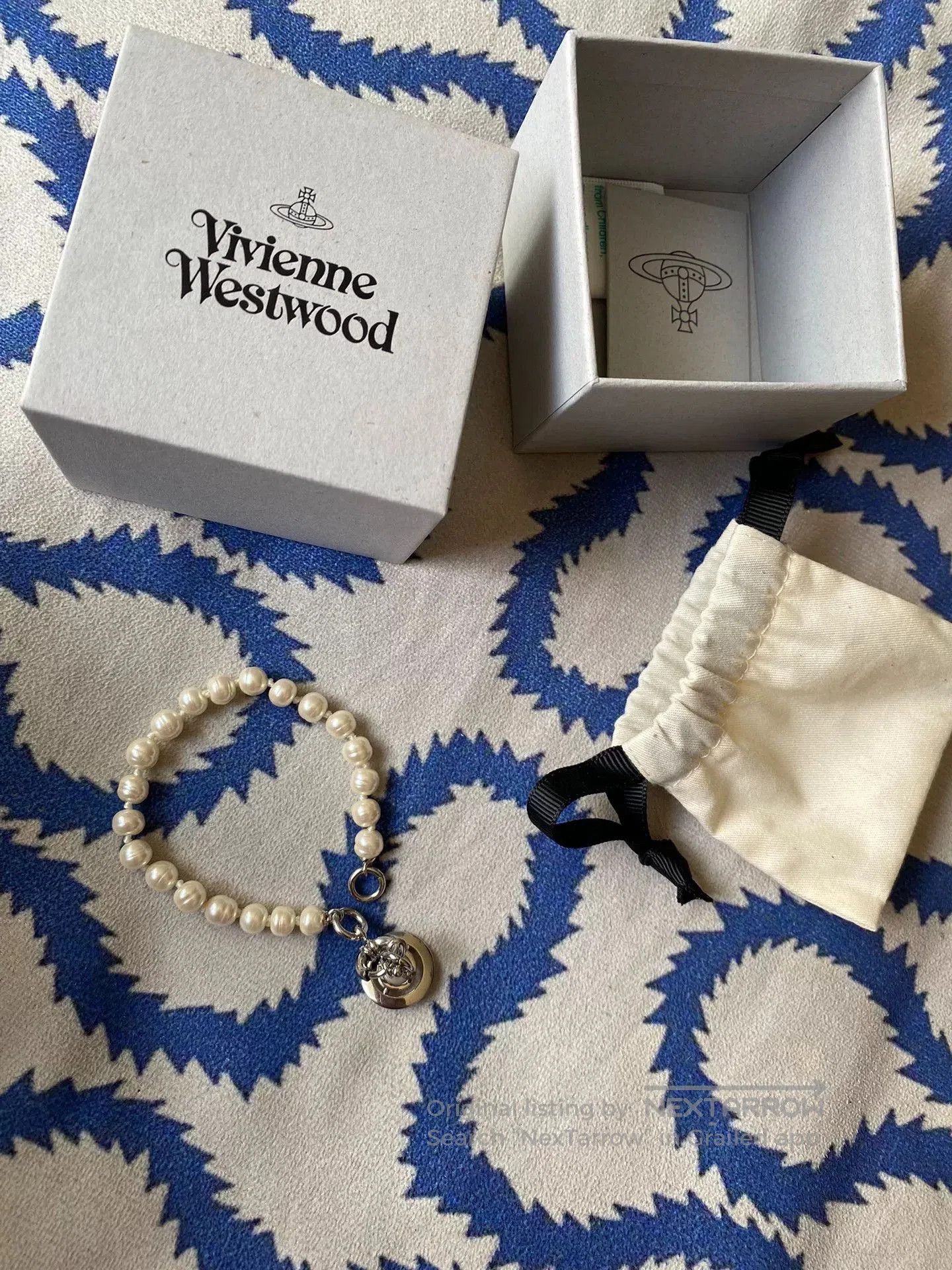 Vivienne Westwood Vivienne Westwood Pearl Saturn Bracelet. Size ONE SIZE - 1 Thumbnail