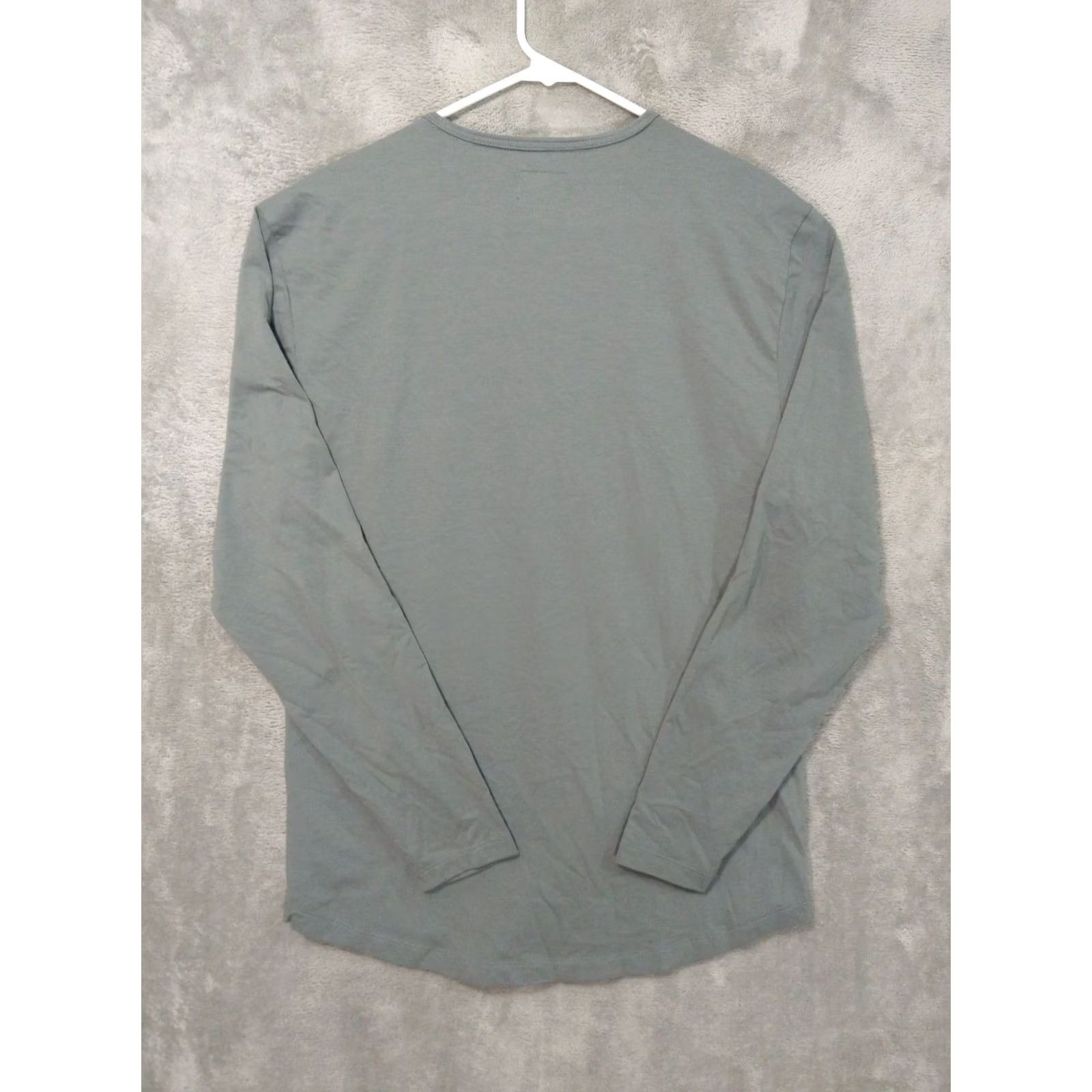 Cuts CUTS Shirt Mens XL Gray Pyca Pro Long Sleeve Crew Neck Curve Hem Size US XL / EU 56 / 4 - 2 Thumbnail