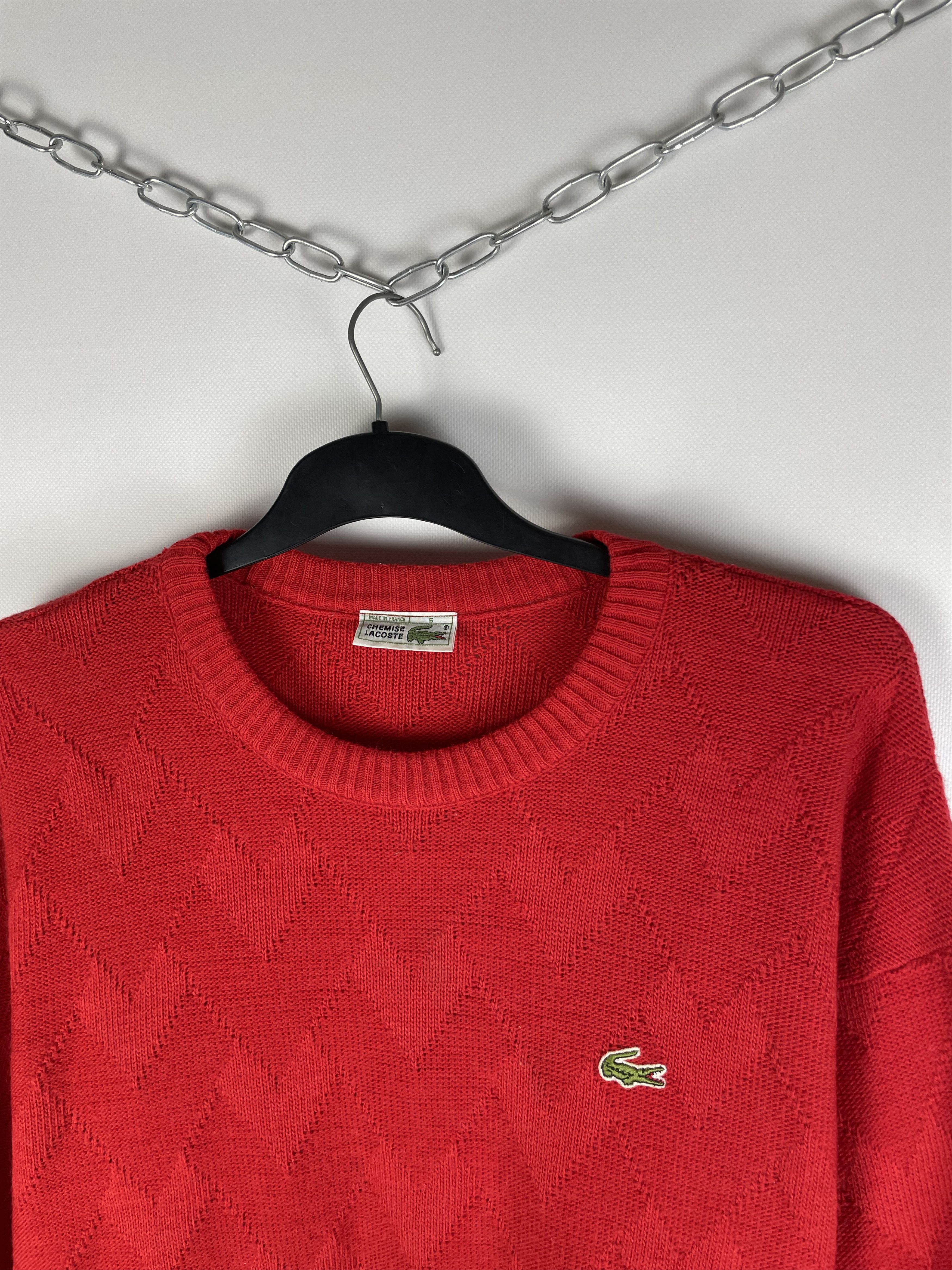 Lacoste Vintage Check Knit Sweater