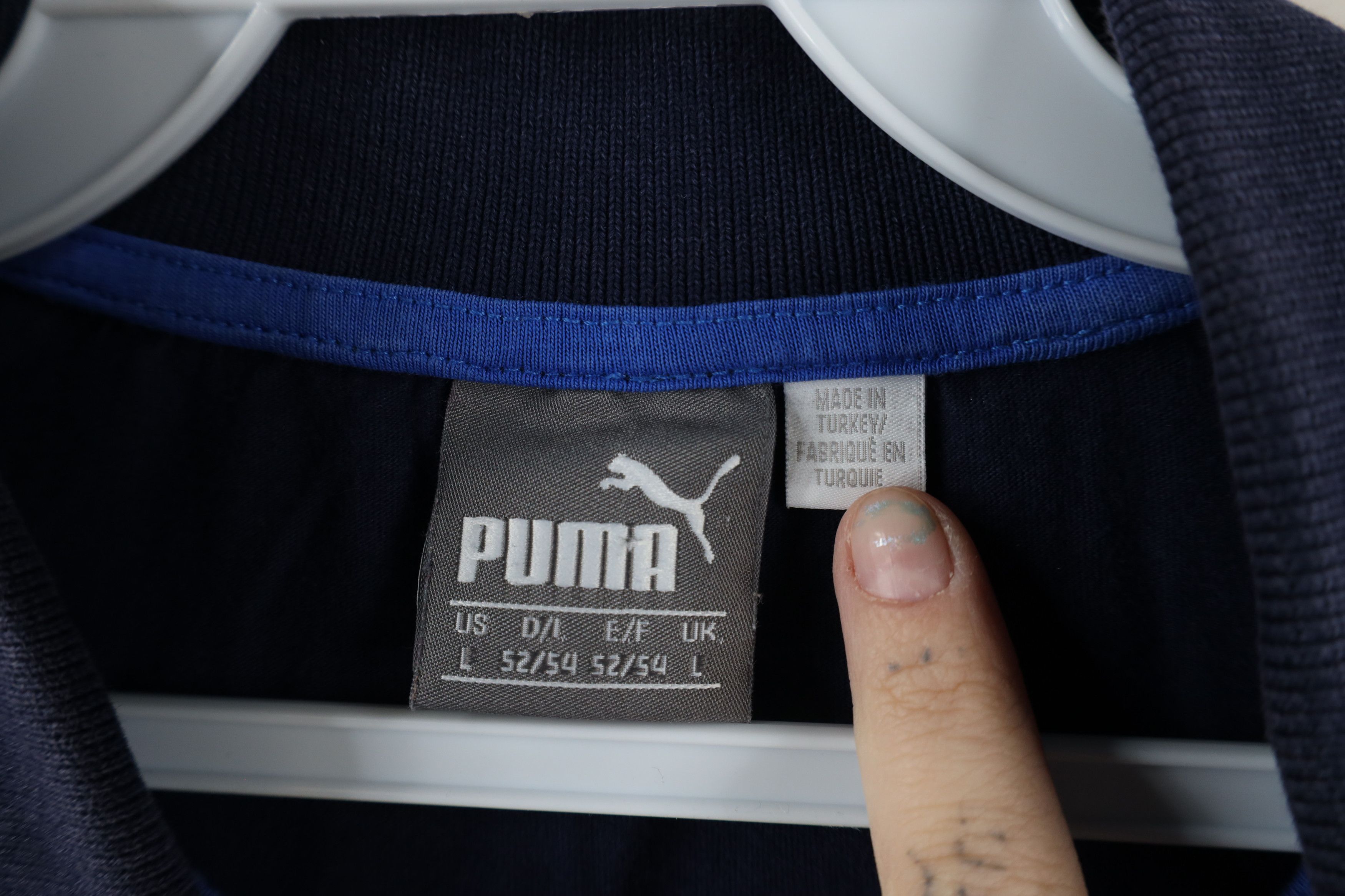Puma × Vintage Vintage Puma Collared Italy Italia World Cup Soccer Jersey Size US L / EU 52-54 / 3 - 9 Thumbnail