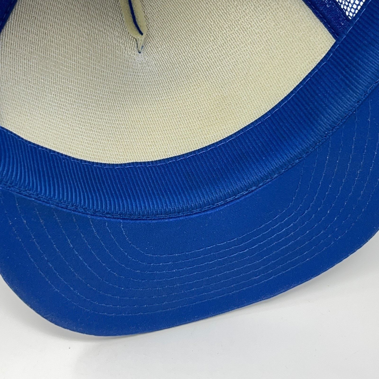 Vintage Vintage 80s Country Gold Tour Trucker Hat Baseball Cap Blue Size ONE SIZE - 5 Thumbnail