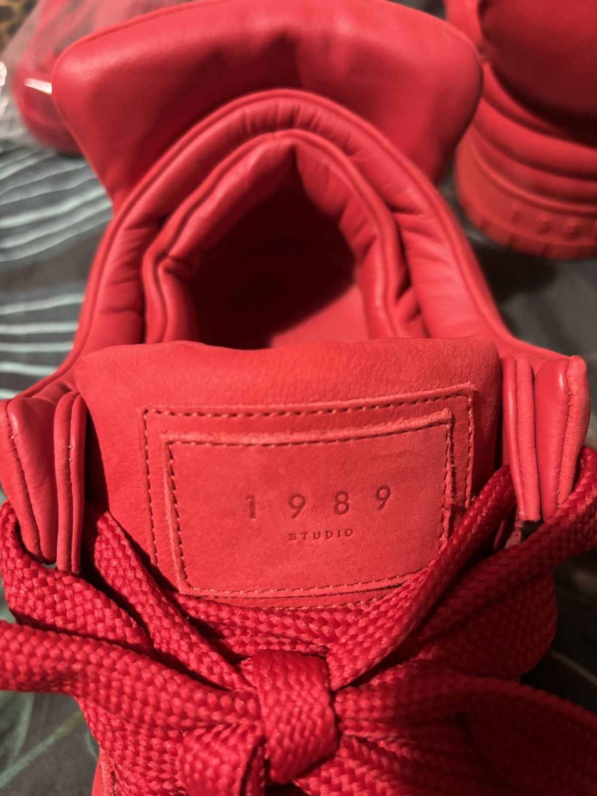 1989 STUDIO Skate Low V-2 Red 1989 STUDIO Size US 10 / EU 43 - 6 Thumbnail