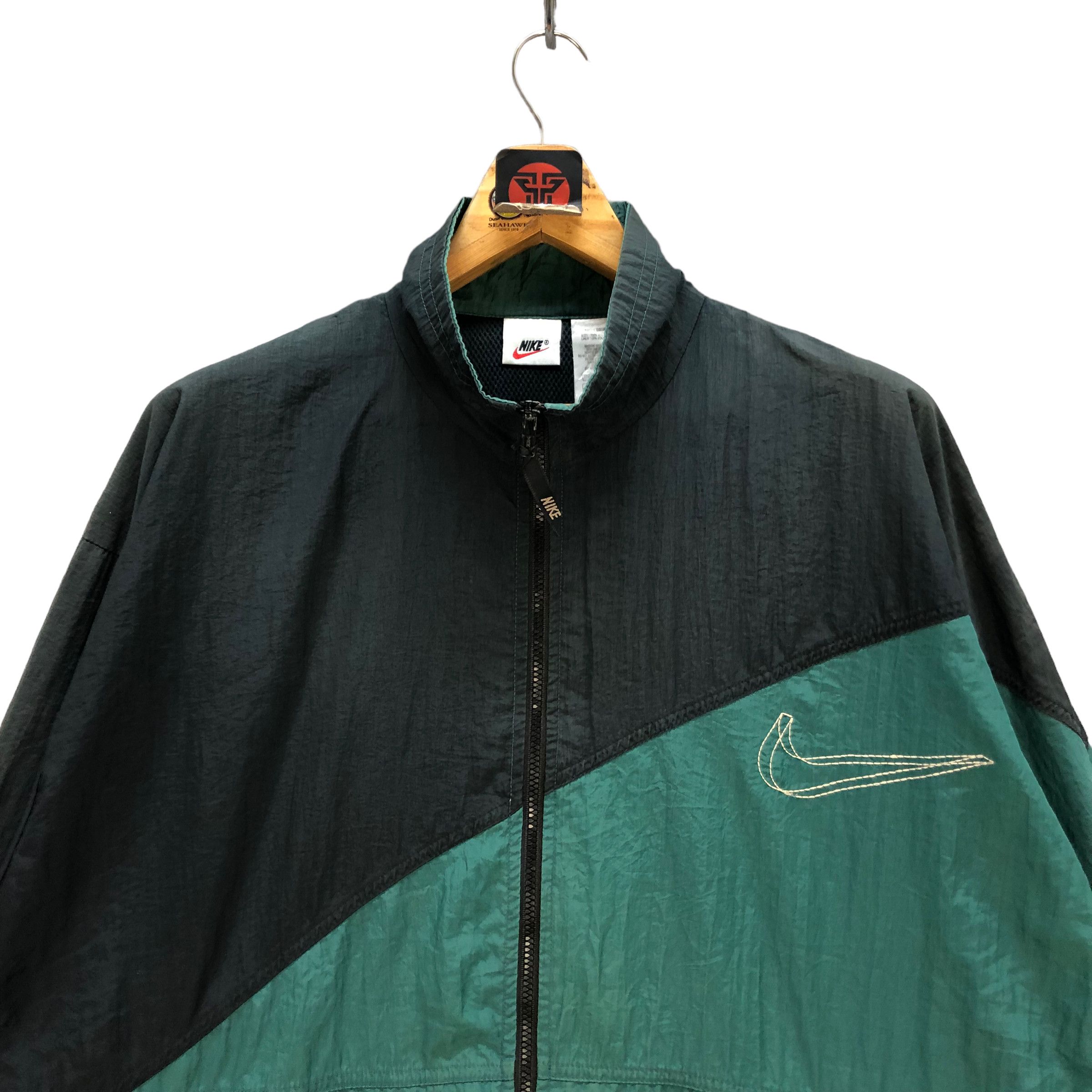 Nike TRASHED🔥 90's NIKE COLORBLOCK WINDBREAKER #7391-142 Size US M / EU 48-50 / 2 - 2 Thumbnail