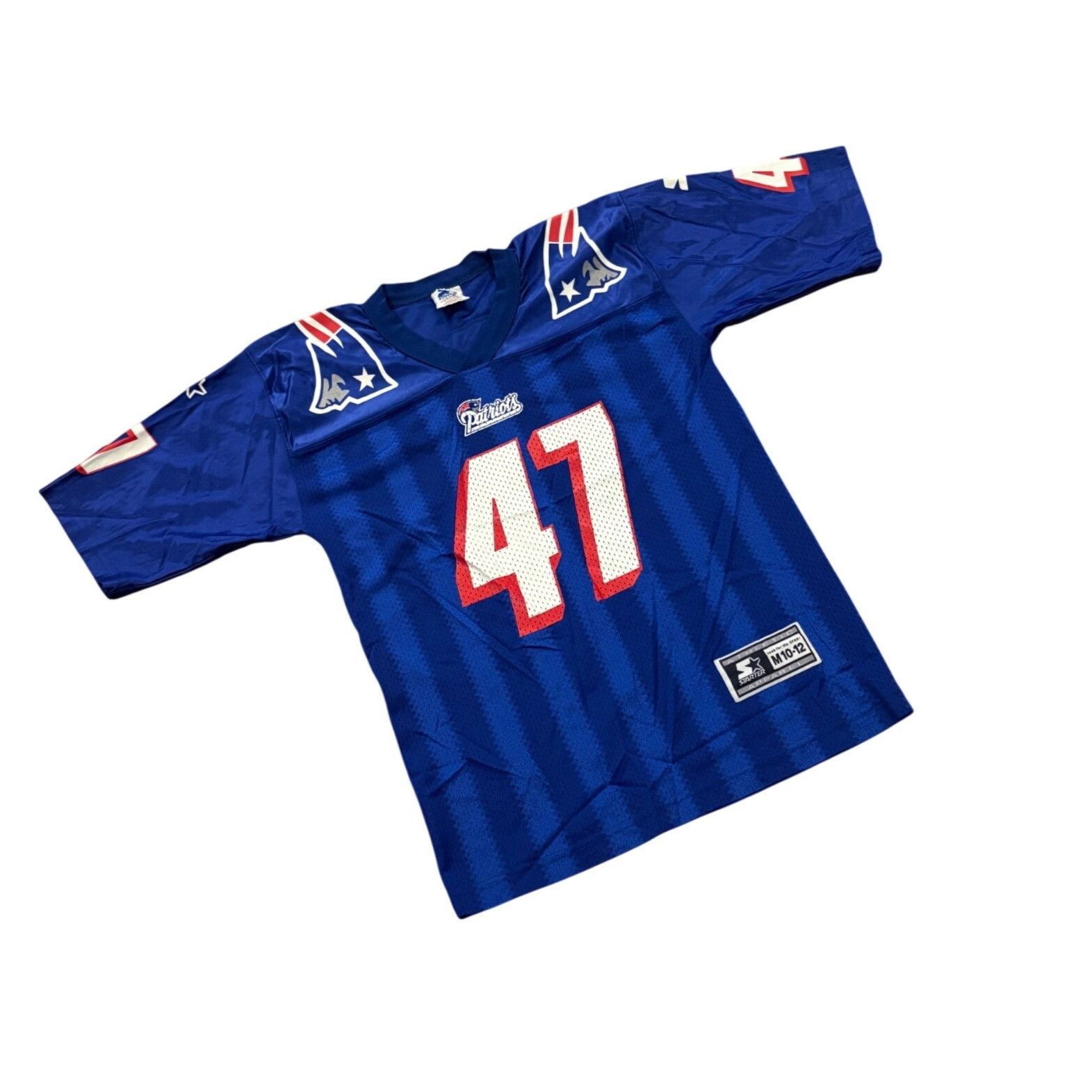 Starter Vintage 90s Starter New England Patriots Robert Edwards #47 Size L / US 10 / IT 46 - 3 Thumbnail