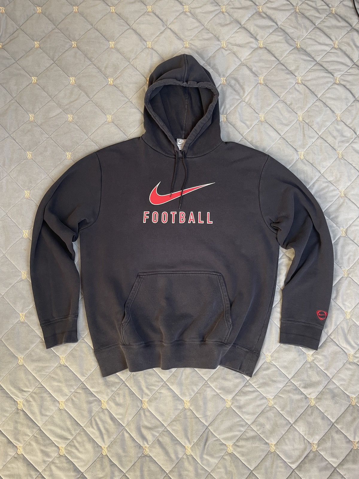 Nike × Vintage Vintage Nike Football Hoodie Size US XXL / EU 58 / 5 - 1 Thumbnail