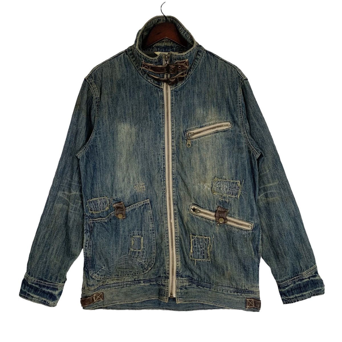Vintage Vintage 80s Japanese Brand Denim Jacket Size M Size US M / EU 48-50 / 2 - 1 Thumbnail