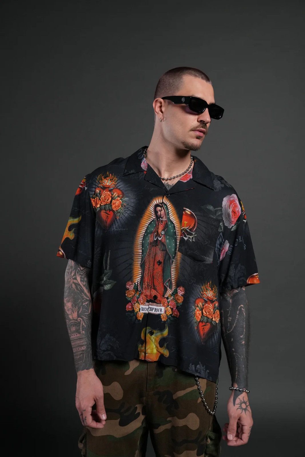 Darc Sport SACRED PATH MID-LENGTH BUTTON UP Size US M / EU 48-50 / 2 - 3 Thumbnail