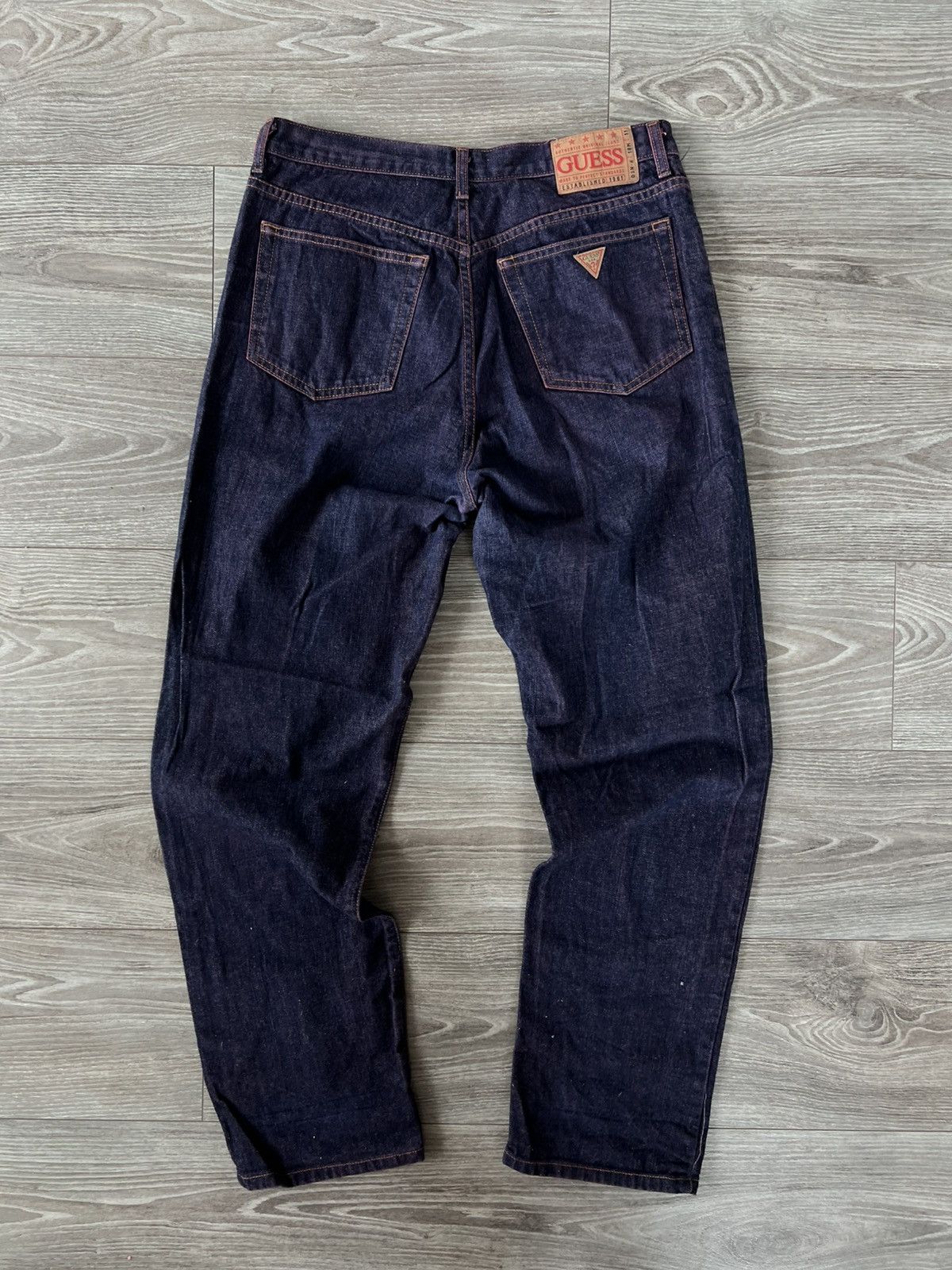Guess ARCHIVAL Guess Made in USA vintage 80s 90s Classic Jeans Size US 34 / EU 50 - 1 Thumbnail
