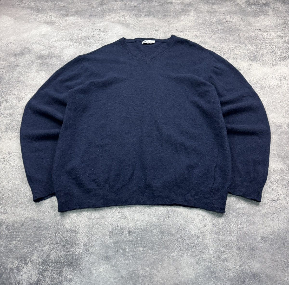 Loro Piana Loro Piana Lana Wool Blue Sweater Luxury Size US M / EU 48-50 / 2 - 2 Thumbnail