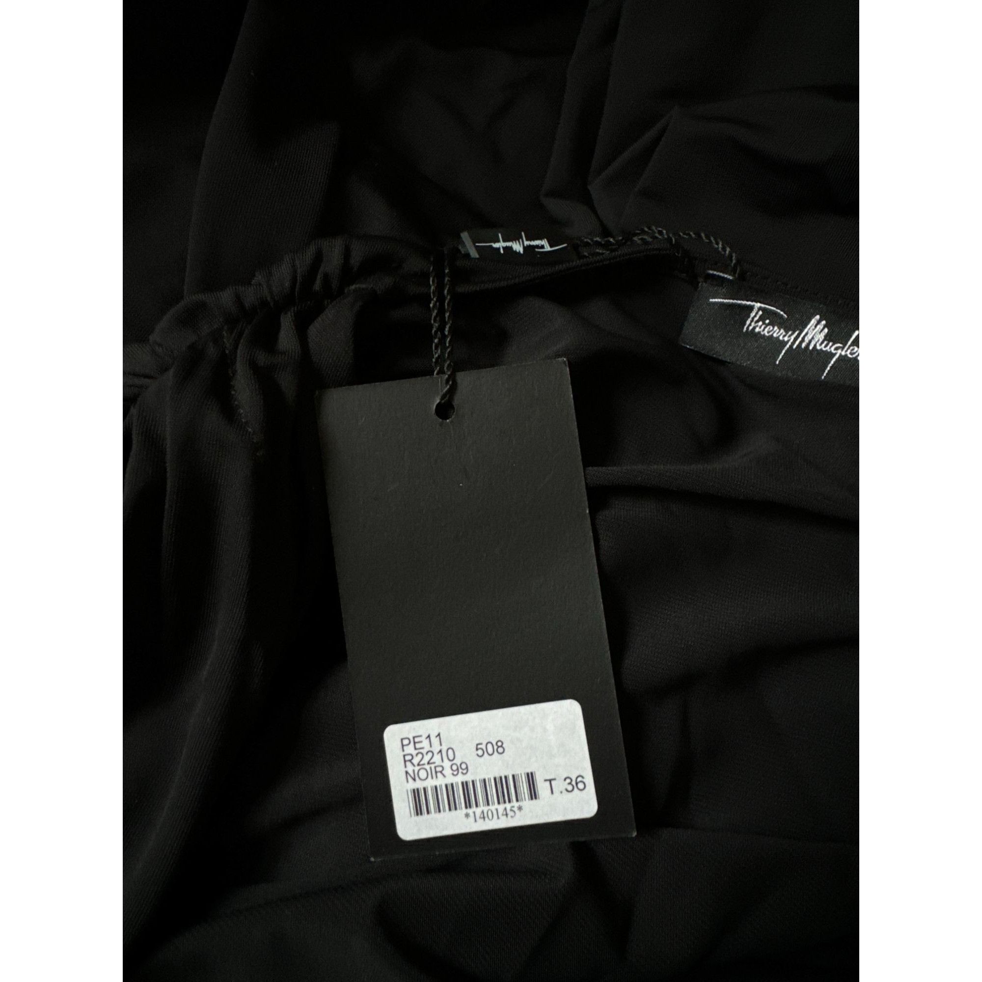 Thierry Mugler Spring/Summer 2011 Sculptural Black Viscose D Size XS / US 0-2 / IT 36-38 - 7 Thumbnail