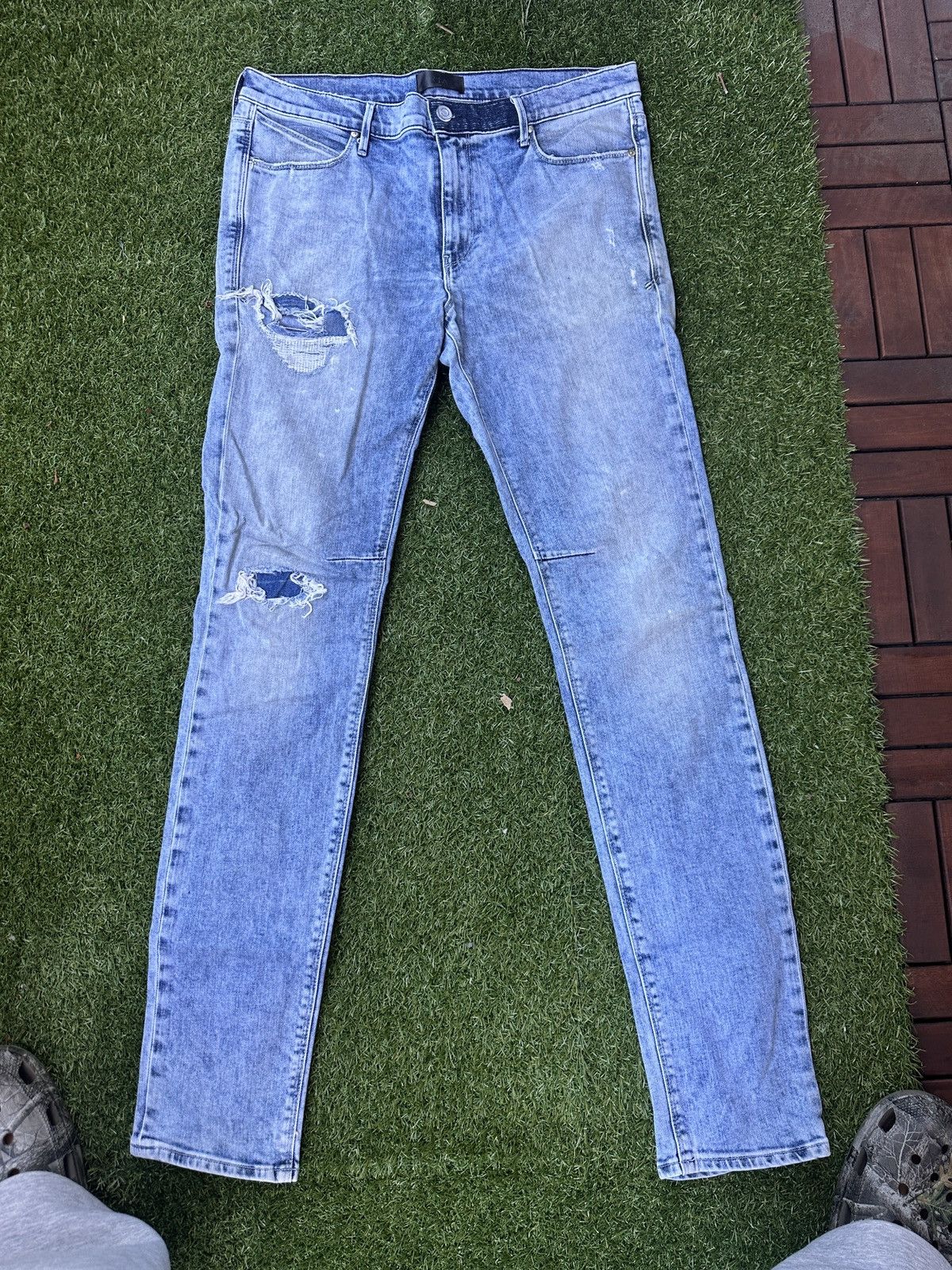 Rta RtA denim with distressing Size US 34 / EU 50 - 1 Thumbnail