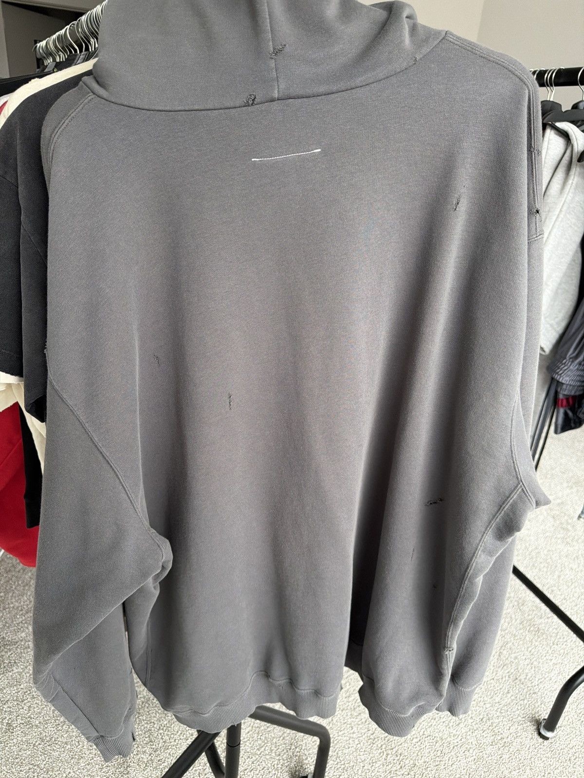 Maison Margiela Maison Margiela Numbers Hoodie Size US XL / EU 56 / 4 - 5 Thumbnail
