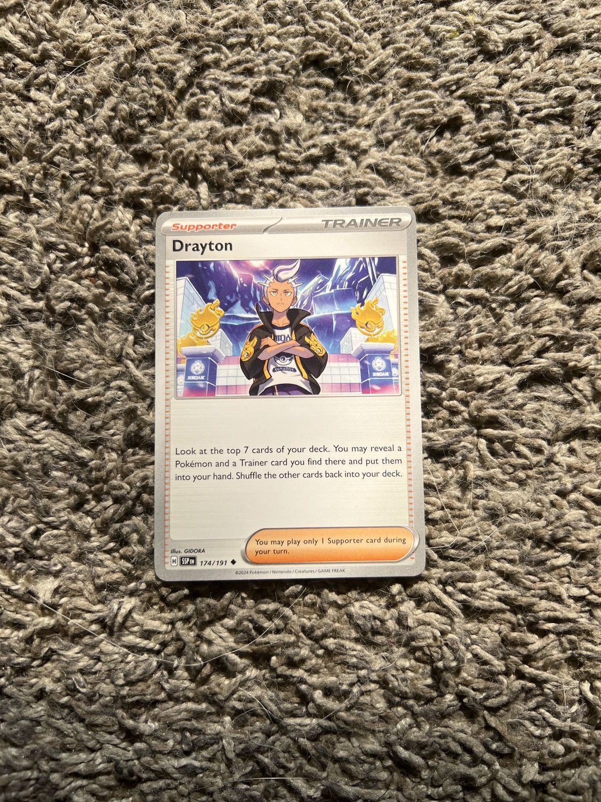 Pokemon 2024 Pokémon Drayton Card Size ONE SIZE - 1 Thumbnail