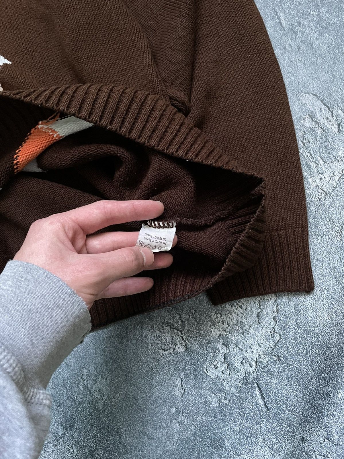 Lacoste Vintage Lacoste Cotton & Acrylic Sweater Luxury Style Size US XL / EU 56 / 4 - 3 Thumbnail