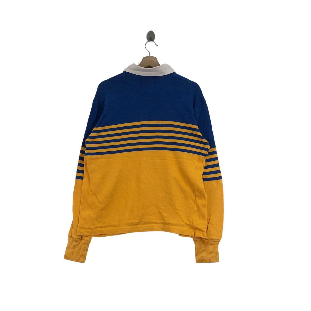 Vintage Vintage 90’ ATHLEISURE USA Rugby Polo Shirt Striped Jersey Size US L / EU 52-54 / 3 - 2 Thumbnail