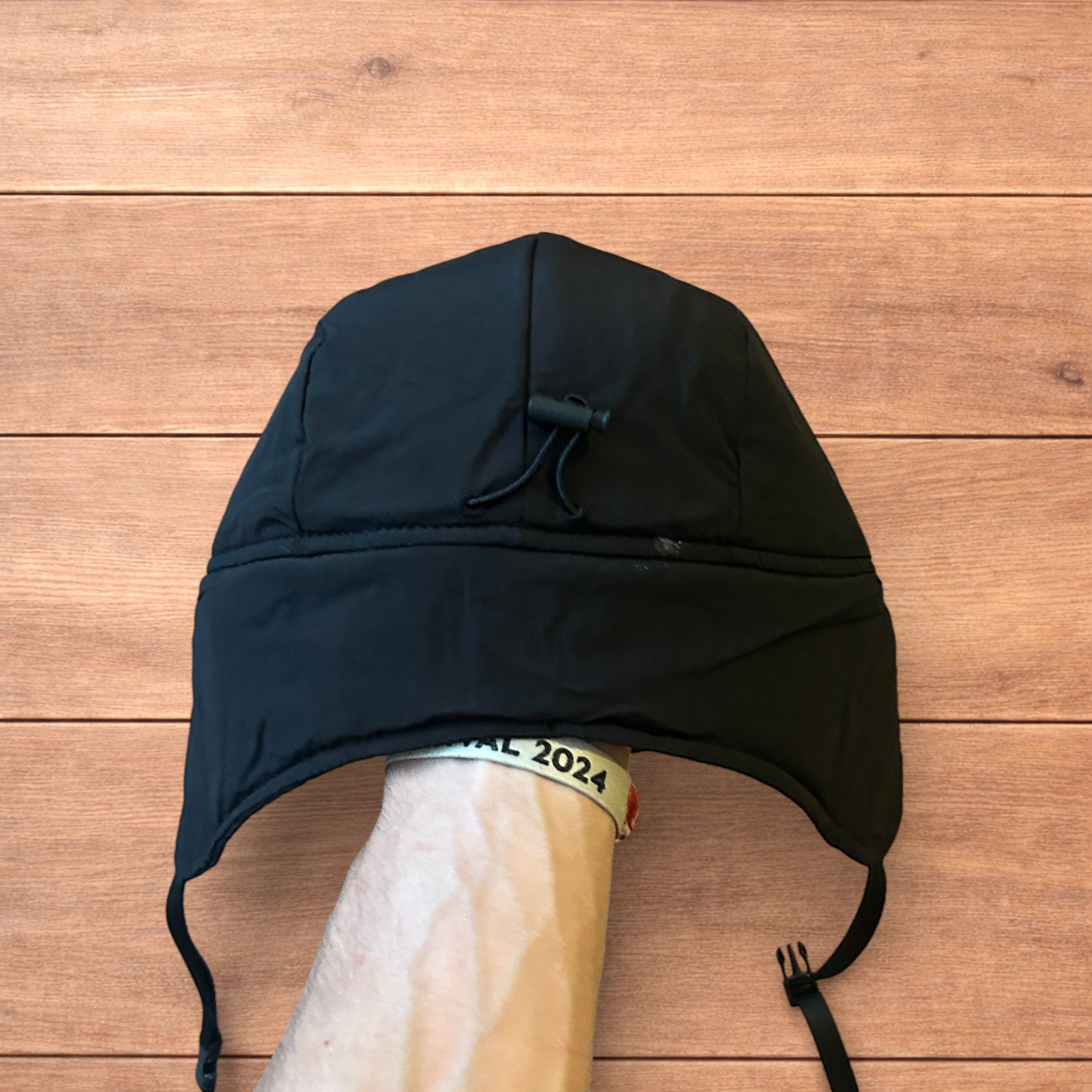 Japanese Brand Insane Russian Trapper Korean padded hat cap in black. Size ONE SIZE - 6 Thumbnail