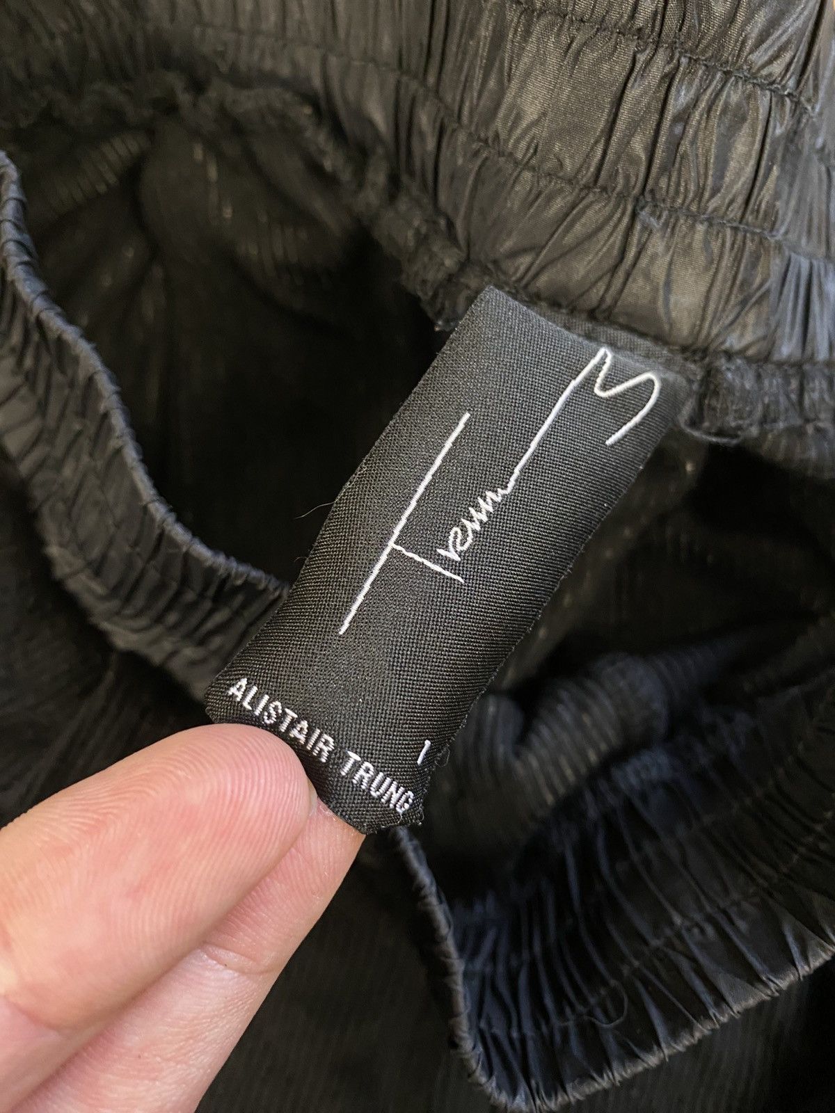 Japanese Brand × Other Alistair Trung Avantgarde Black Pants Julius Style Size US 32 / EU 48 - 2 Thumbnail