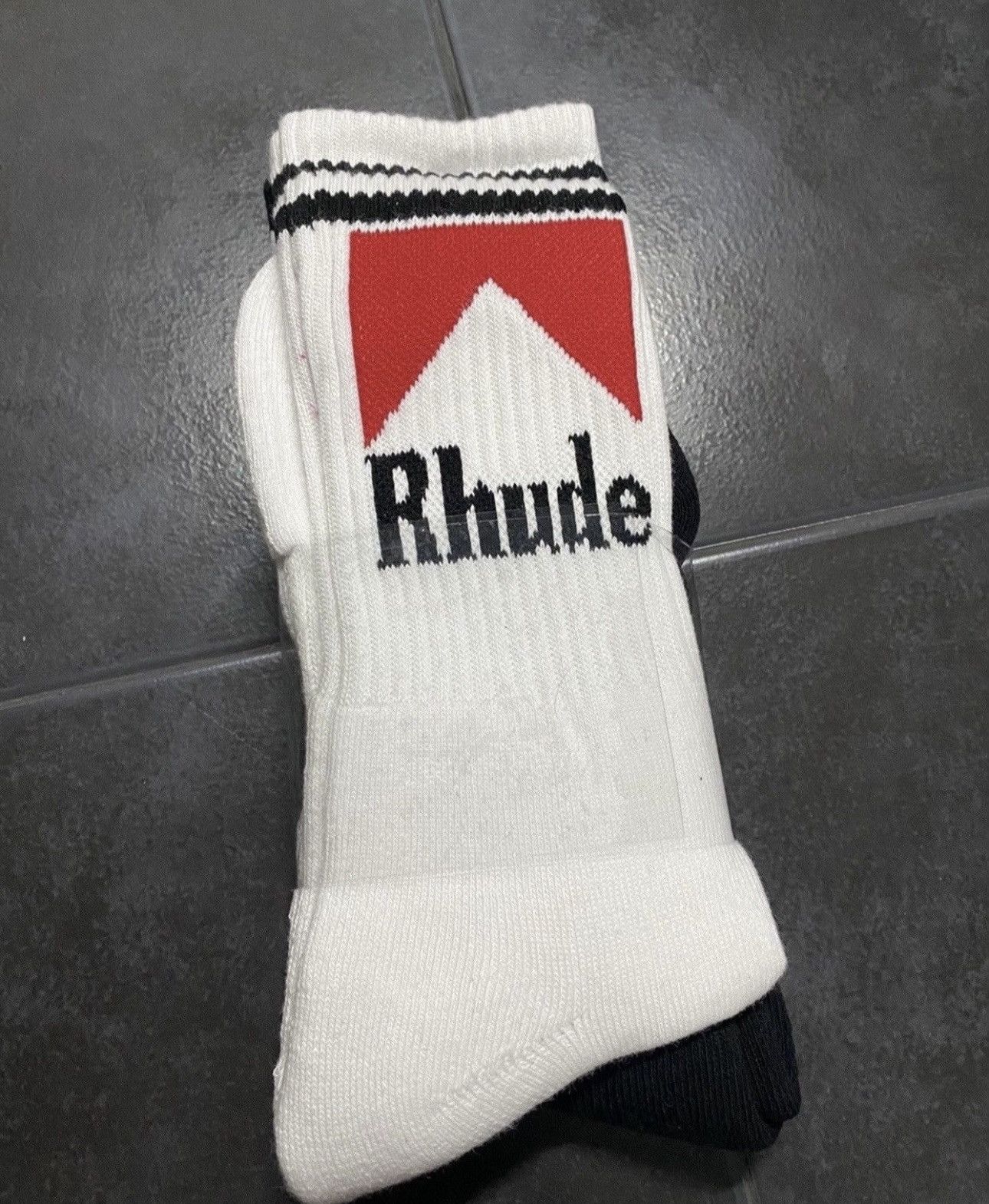 Rhude Rhude Marlboro Cigarette Socks Supreme Sneakers Jordan Rare Size ONE SIZE - 3 Thumbnail