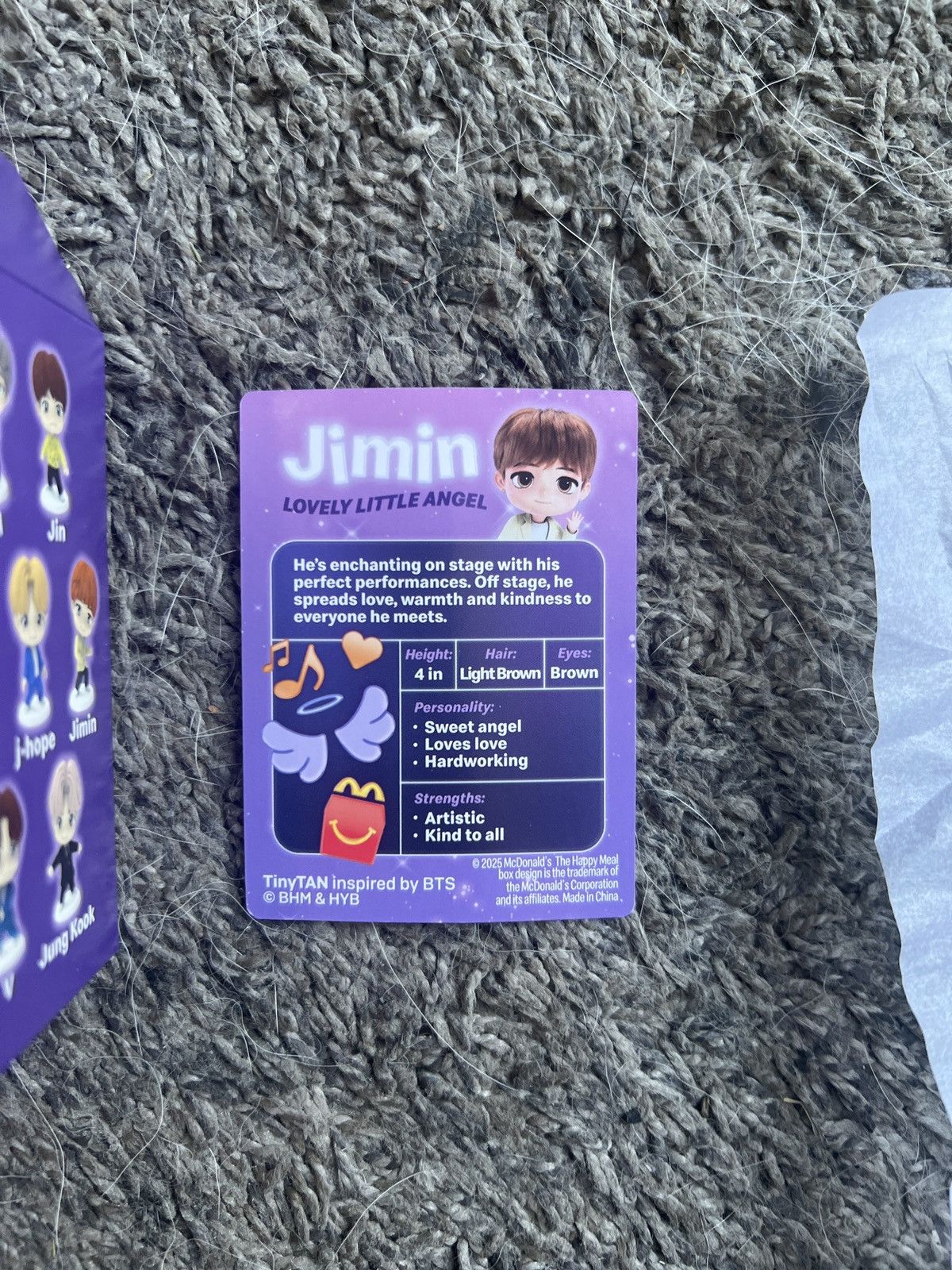 Hypebeast 2025 McDonald’s TinyTAN Jimin Figure Size ONE SIZE - 6 Thumbnail