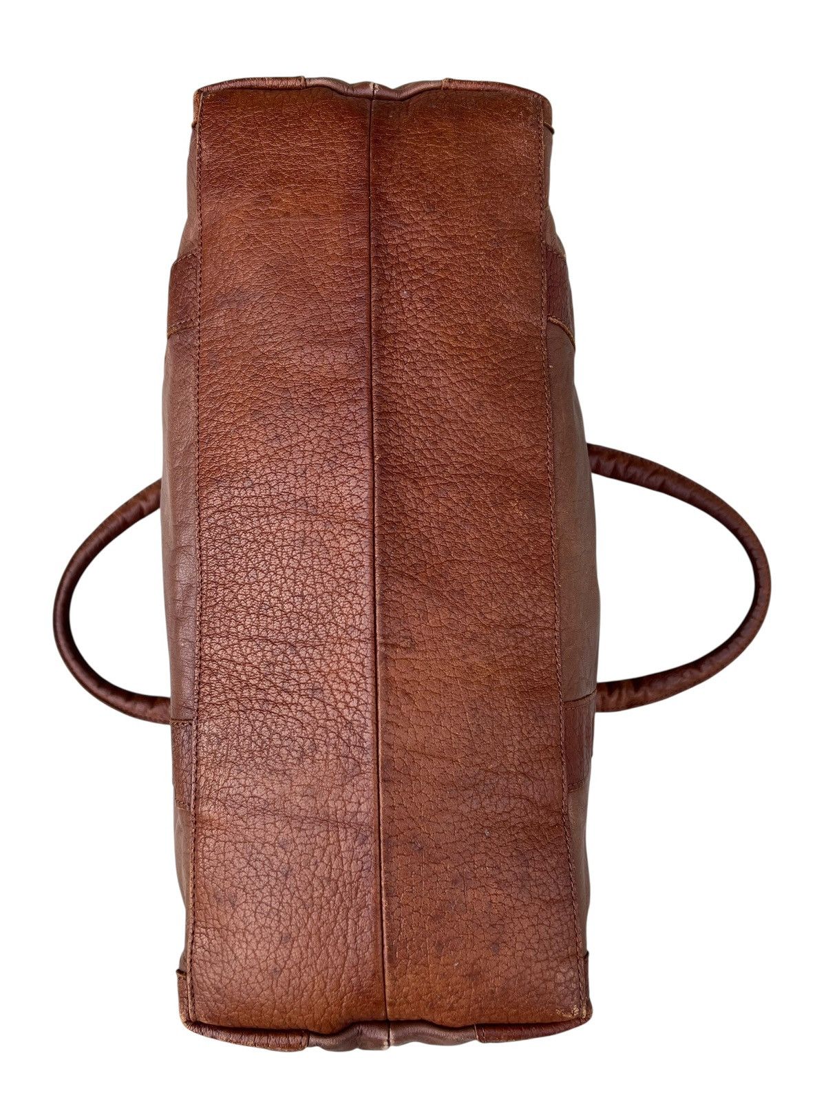 Leather Ibiza Japan Patina Brown Leather Weekend Bag Size ONE SIZE - 17 Thumbnail