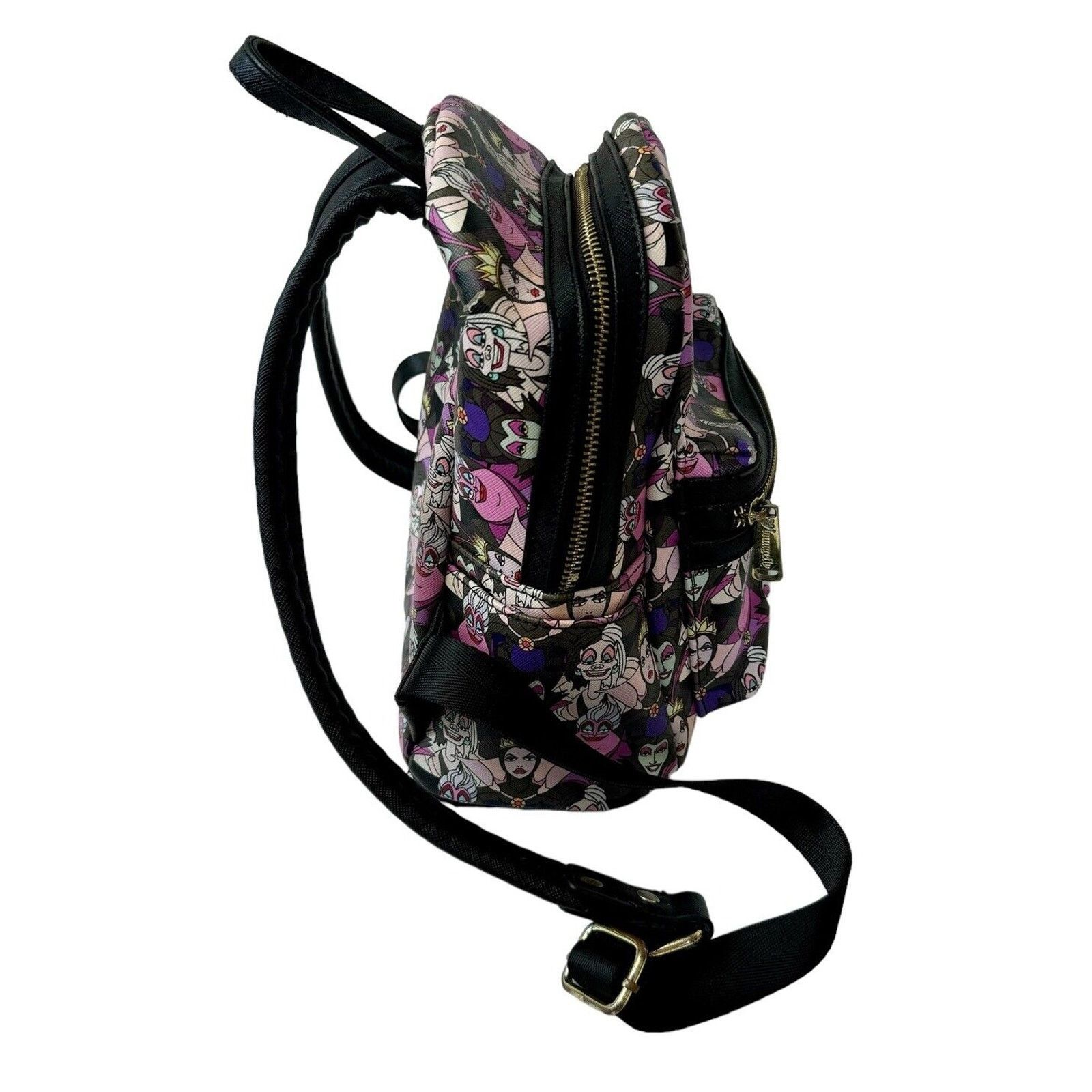 Disney DISNEY LOUNGEFLY Villains Backpack Ursula Cruella Maleficent Size ONE SIZE - 9 Thumbnail