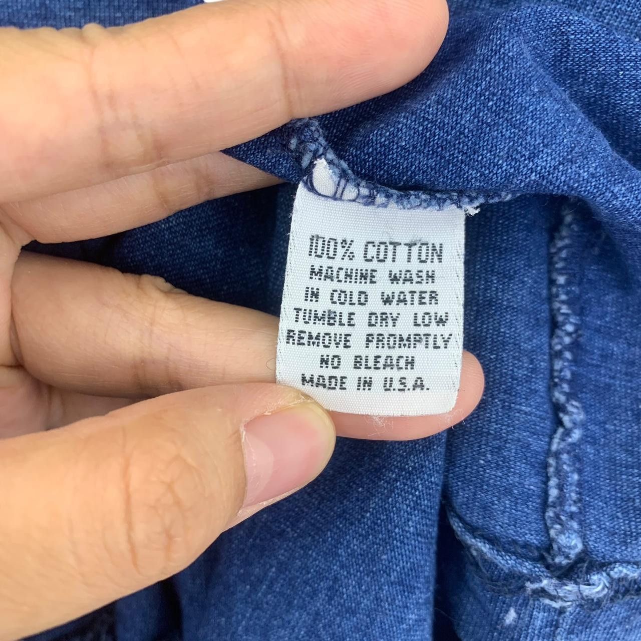 Vintage Vintage AZUL SAN FRANCISCO Natural Pure Indigo Dye Tee Shirt Size US L / EU 52-54 / 3 - 5 Thumbnail