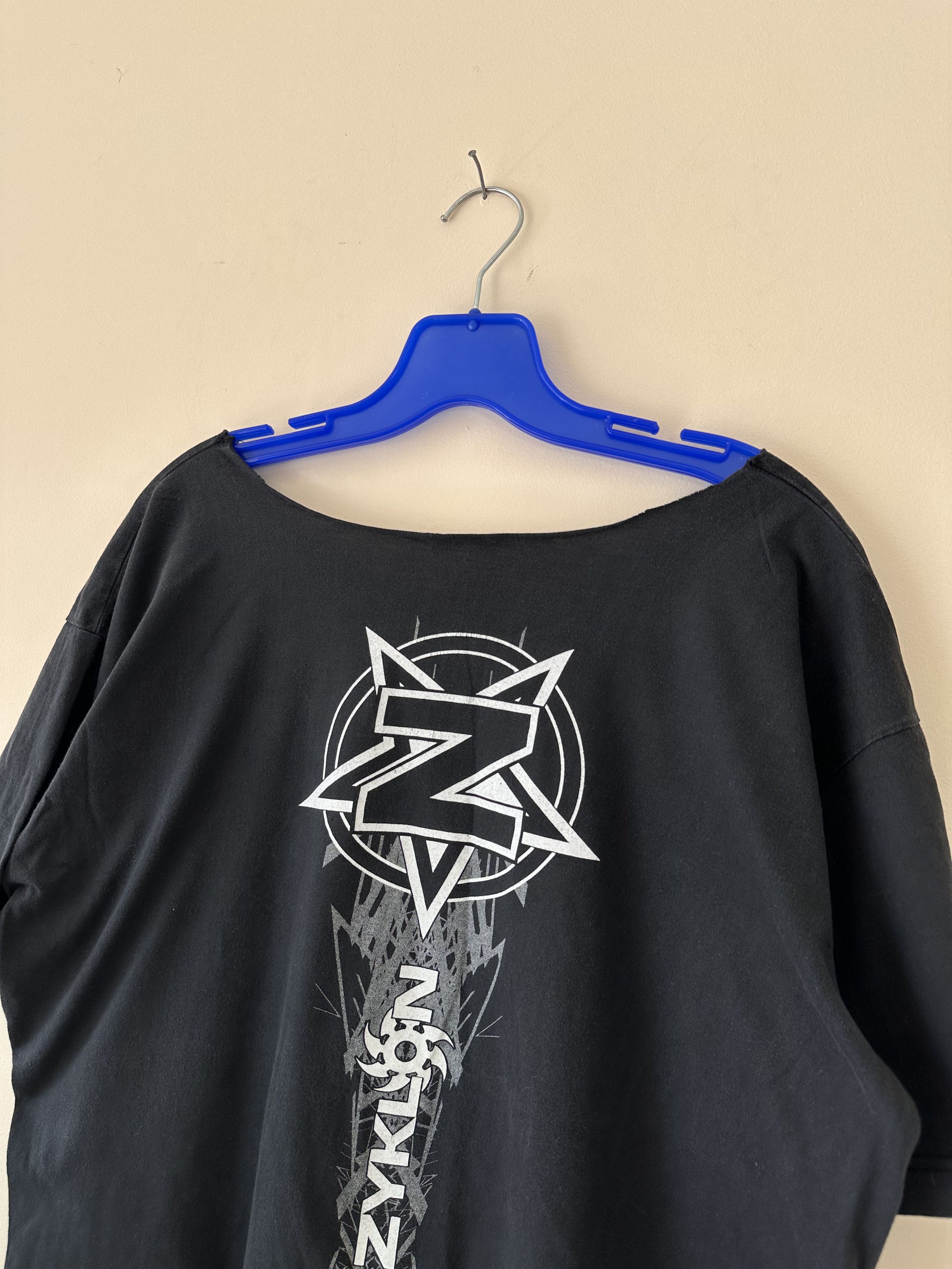 Band Tees × Vintage Vintage Zyklon Tribe Aeon rock metal punk tee Size US L / EU 52-54 / 3 - 2 Thumbnail