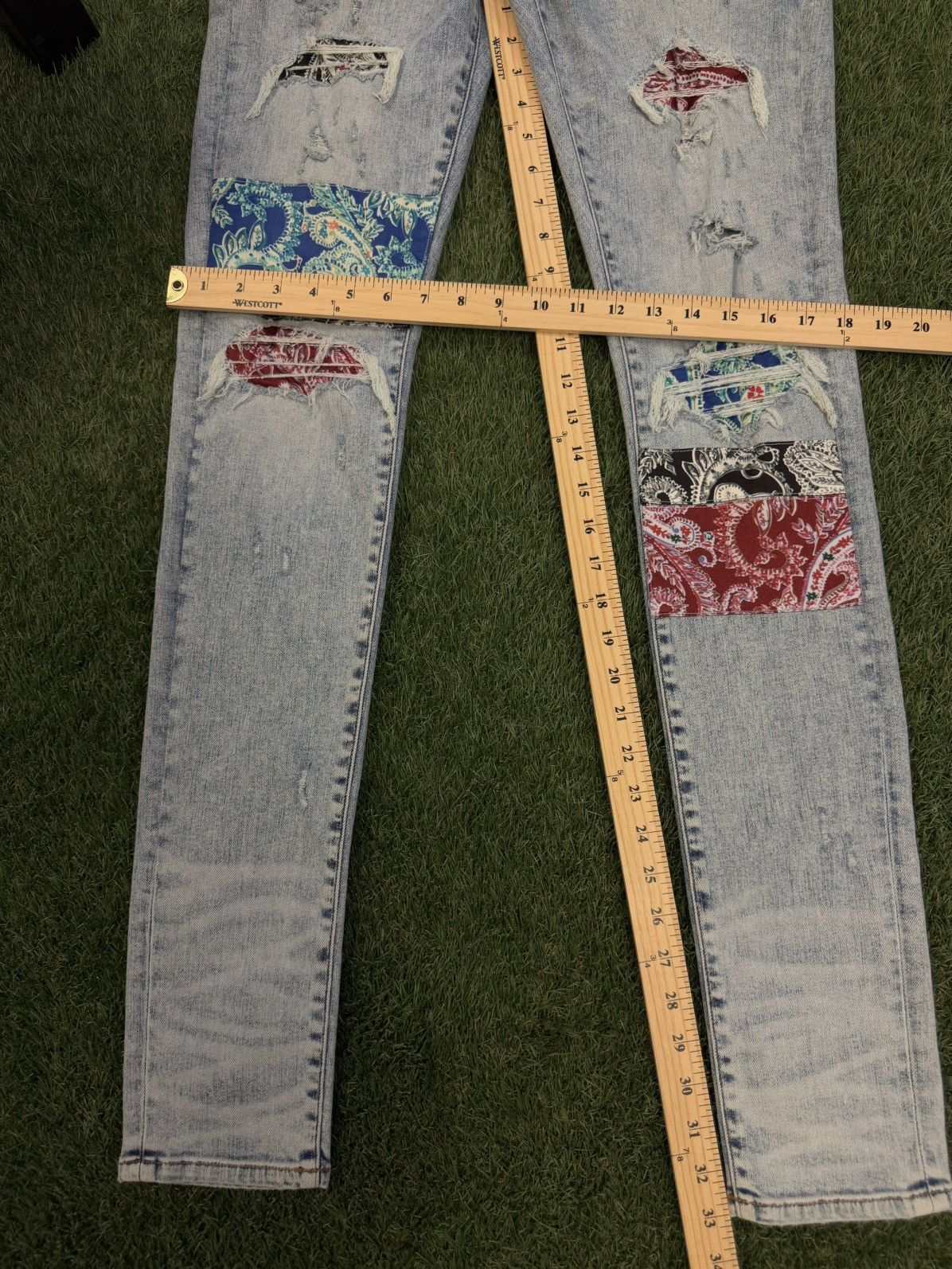 Amiri Amiri Jeans Colorful Patch Pants Size 31 Clean Condition 🧼 Size US 31 - 19 Thumbnail