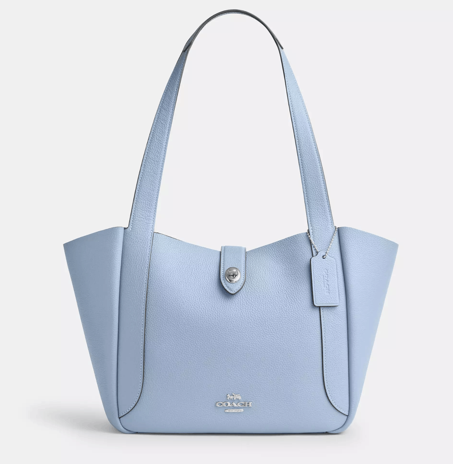 Coach Hadley Turnlock Tote Bag CAL17 Bluebell Size ONE SIZE - 5 Thumbnail