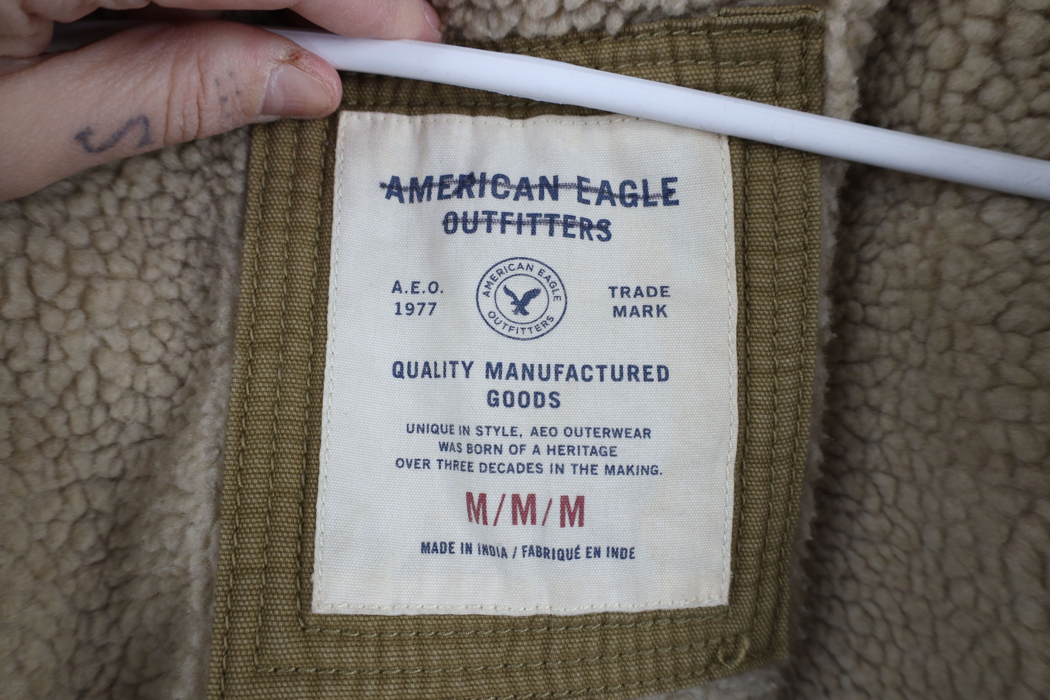 American Eagle Outfitters × Vintage Vintage Y2K American Eagle Outfitters Canvas Field Jacket Size US M / EU 48-50 / 2 - 10 Thumbnail