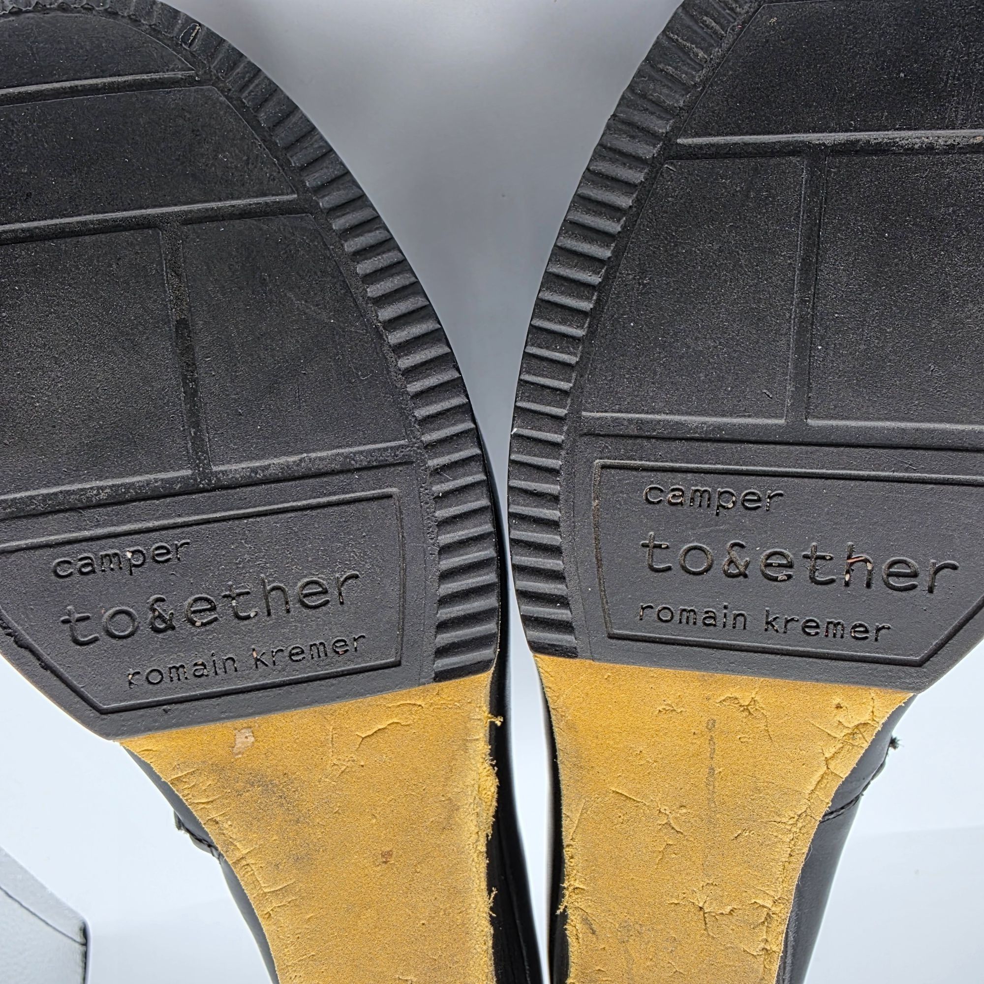 Camper Camper Together Romain Kremer Womens Size 8.5 Black Wedge Bo Size US 8.5 / IT 38.5 - 12 Thumbnail