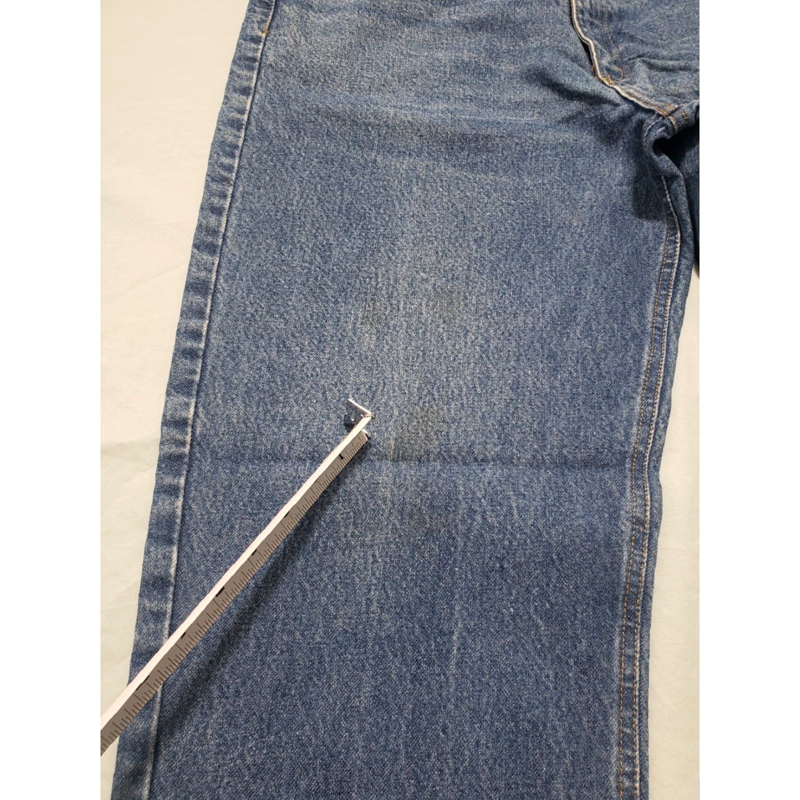 Carhartt VINTAGE Carhartt Jeans Relaxed Fit Men 40×32 Blue Denim 5-Pocket B17 DST Straight Regular Size 40 Mens Size US 40 / EU 56 - 3 Thumbnail