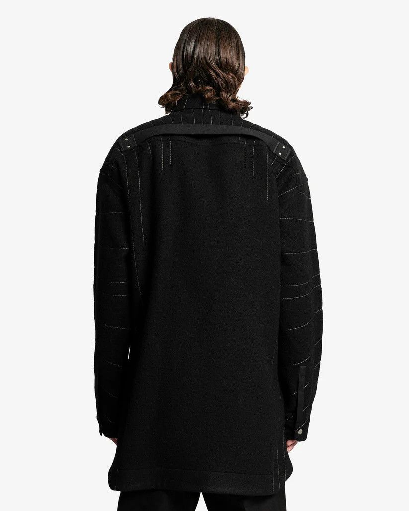 Rick Owens o1s1v1r1oon0925 Oversized Outershirt in Black Size US L / EU 52-54 / 3 - 4 Thumbnail