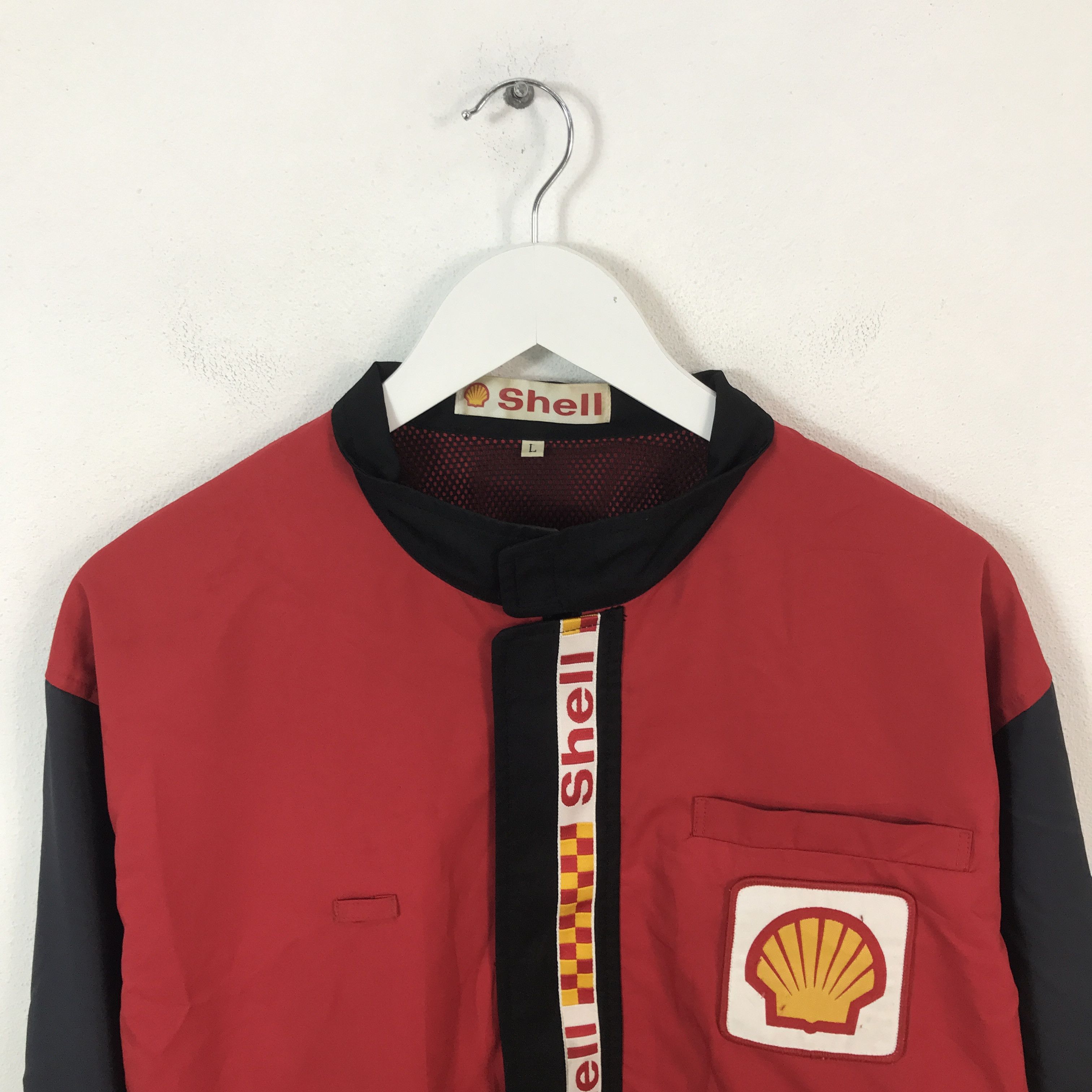 Other SHELL racing Zipper Worker jacket Size US L / EU 52-54 / 3 - 2 Thumbnail